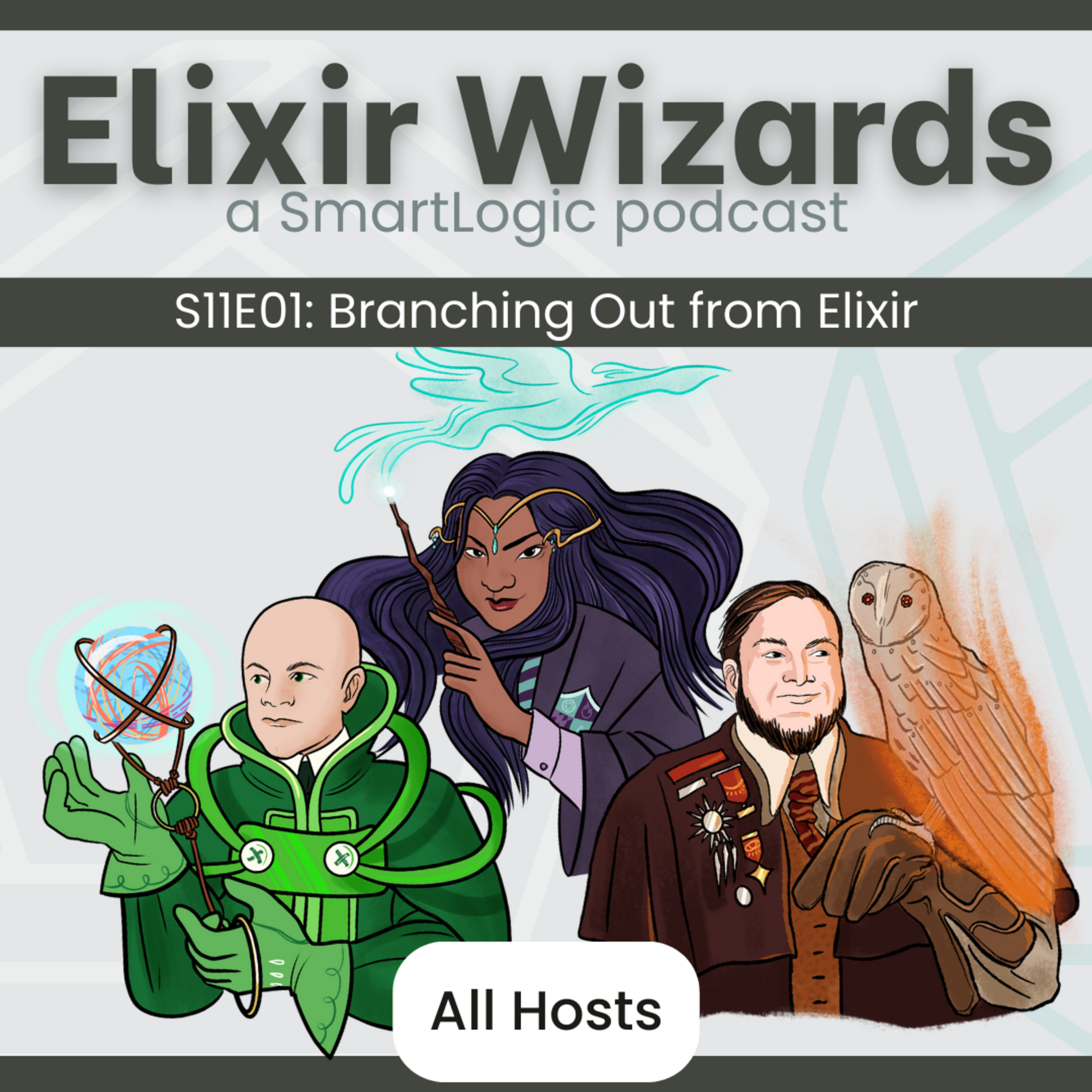 Episode cover art for Season 11 Kickoff: The Hosts Discuss Branching Out from Elixir to Compare Notes