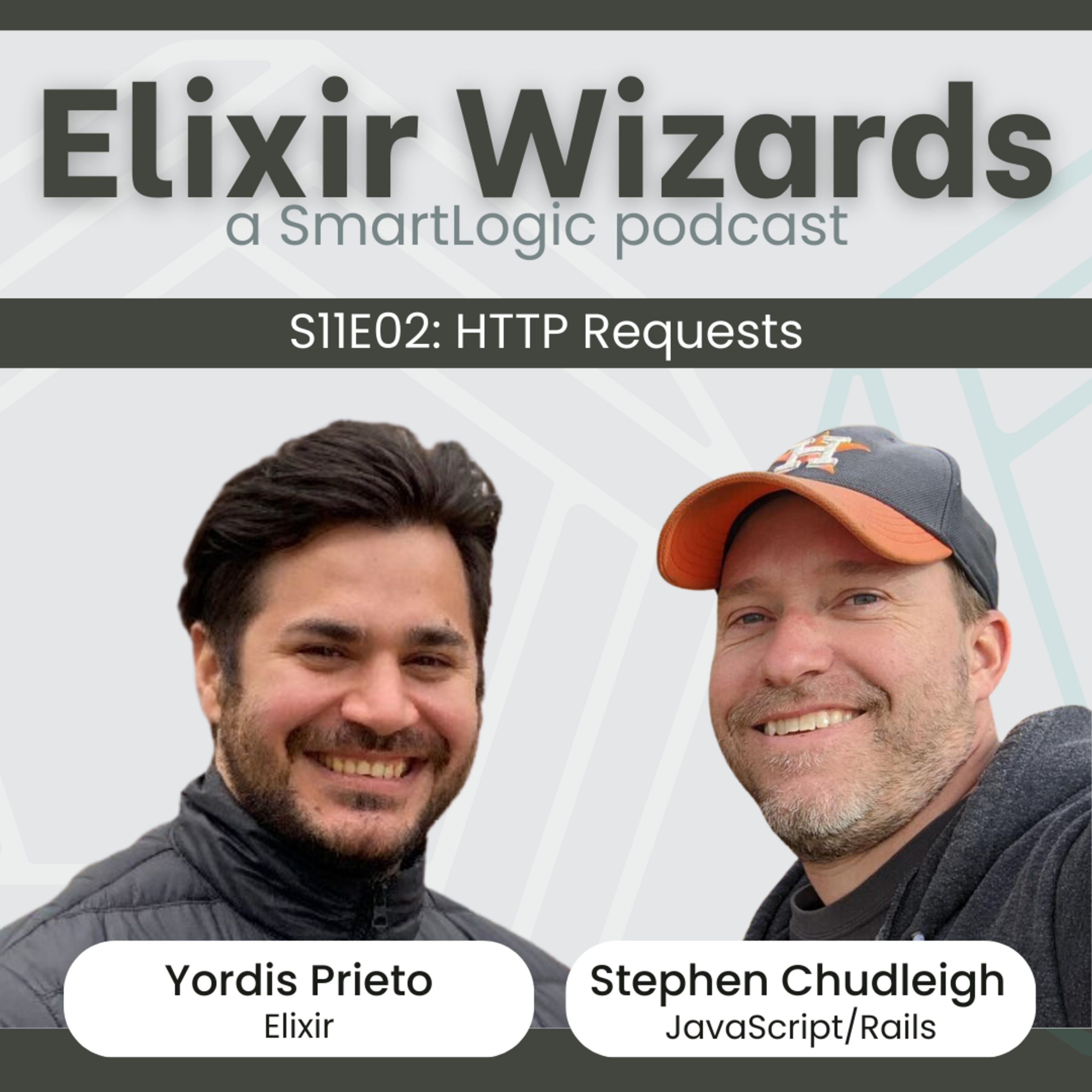 Episode cover art for HTTP Requests in Elixir vs. JavaScript with Yordis Prieto & Stephen Chudleigh