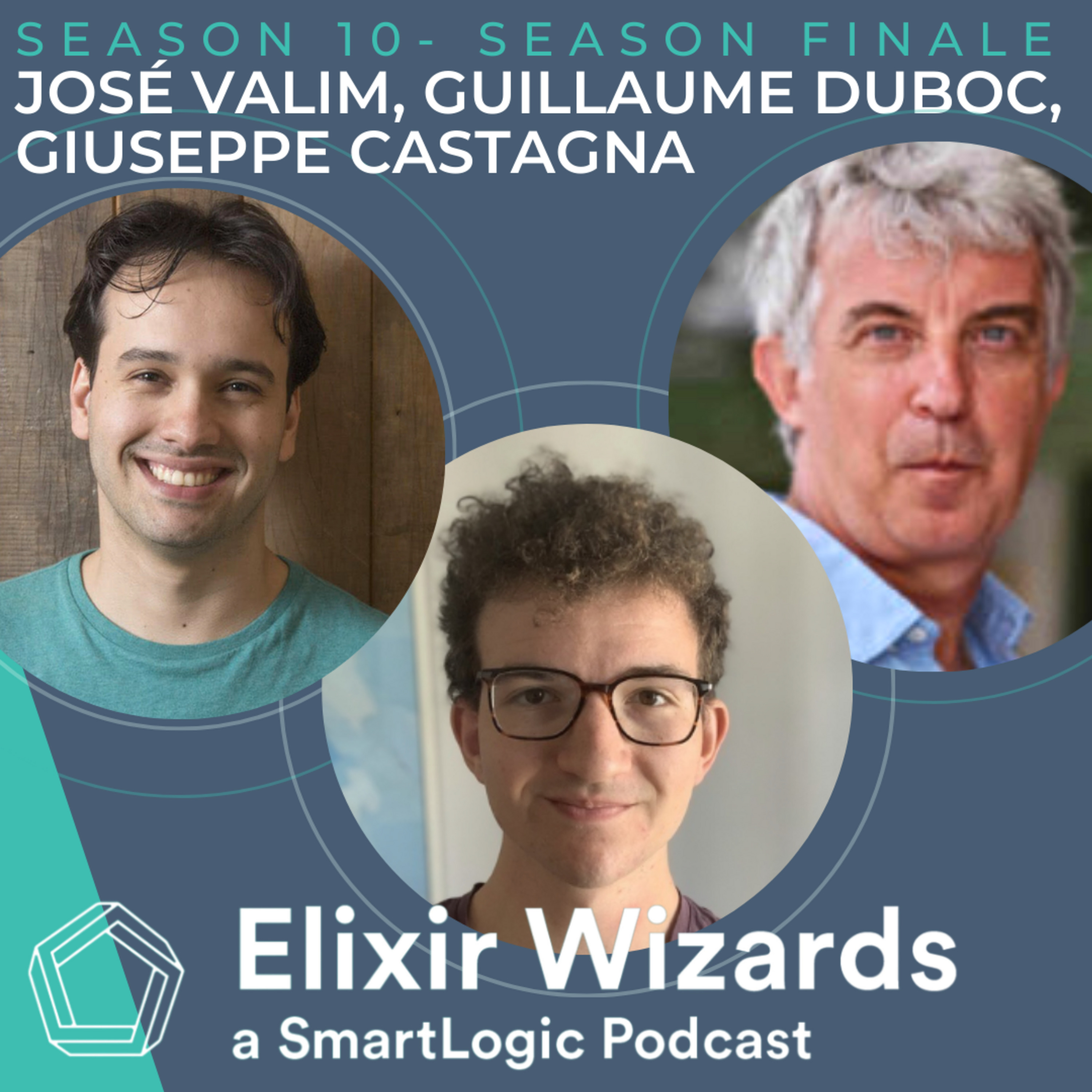 Episode cover art for José Valim, Guillaume Duboc, and Giuseppe Castagna on the Future of Types in Elixir