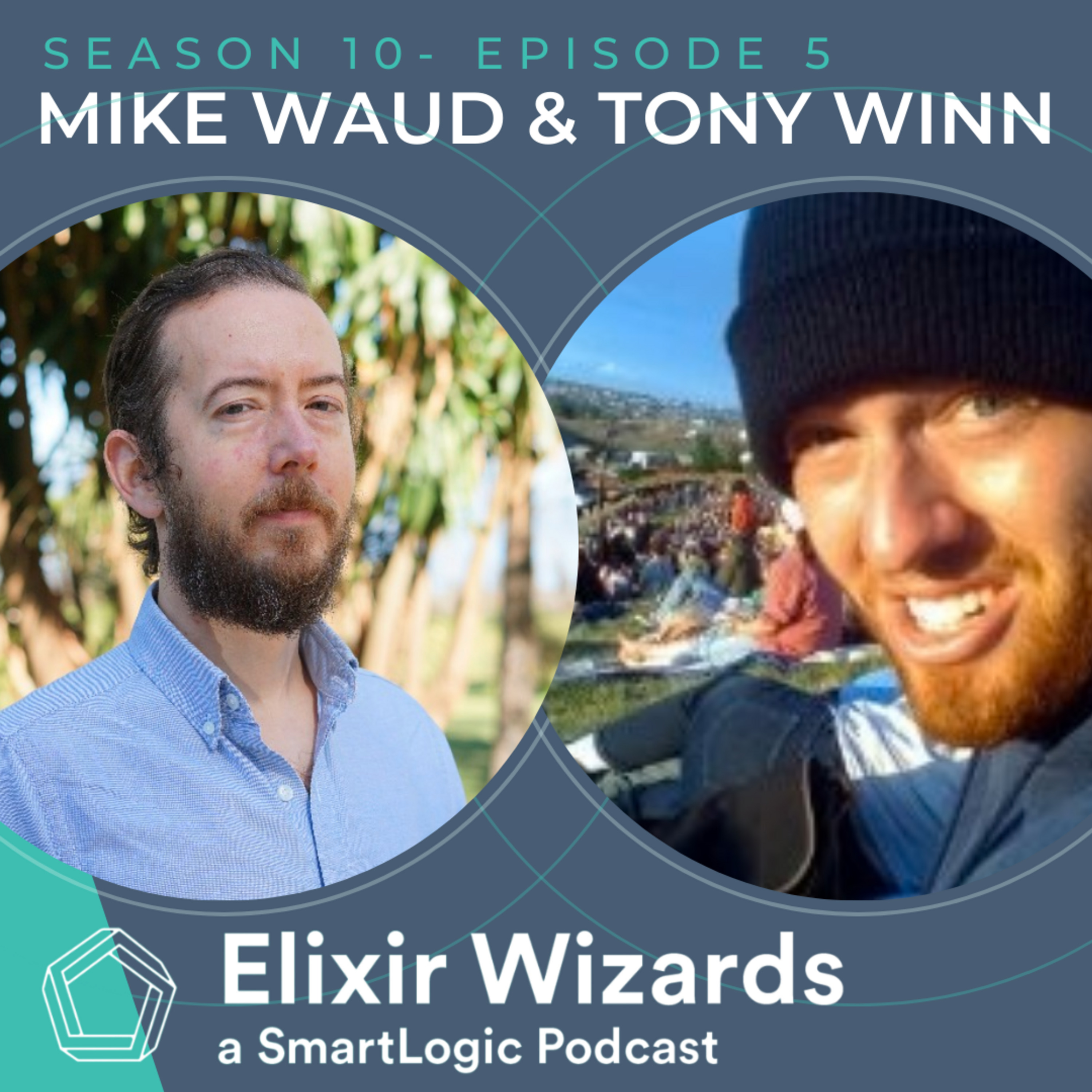 Episode cover art for Mike Waud and Tony Winn on the Future of Elixir on the Grid