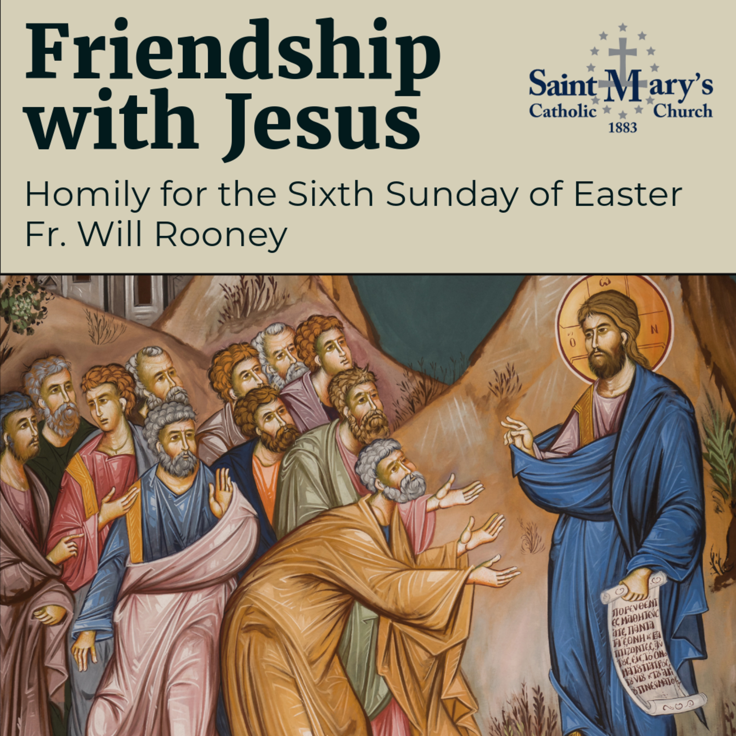 Friendship with Jesus | Homily for the Sixth Sunday of Easter | Fr. Will Rooney episode artwork