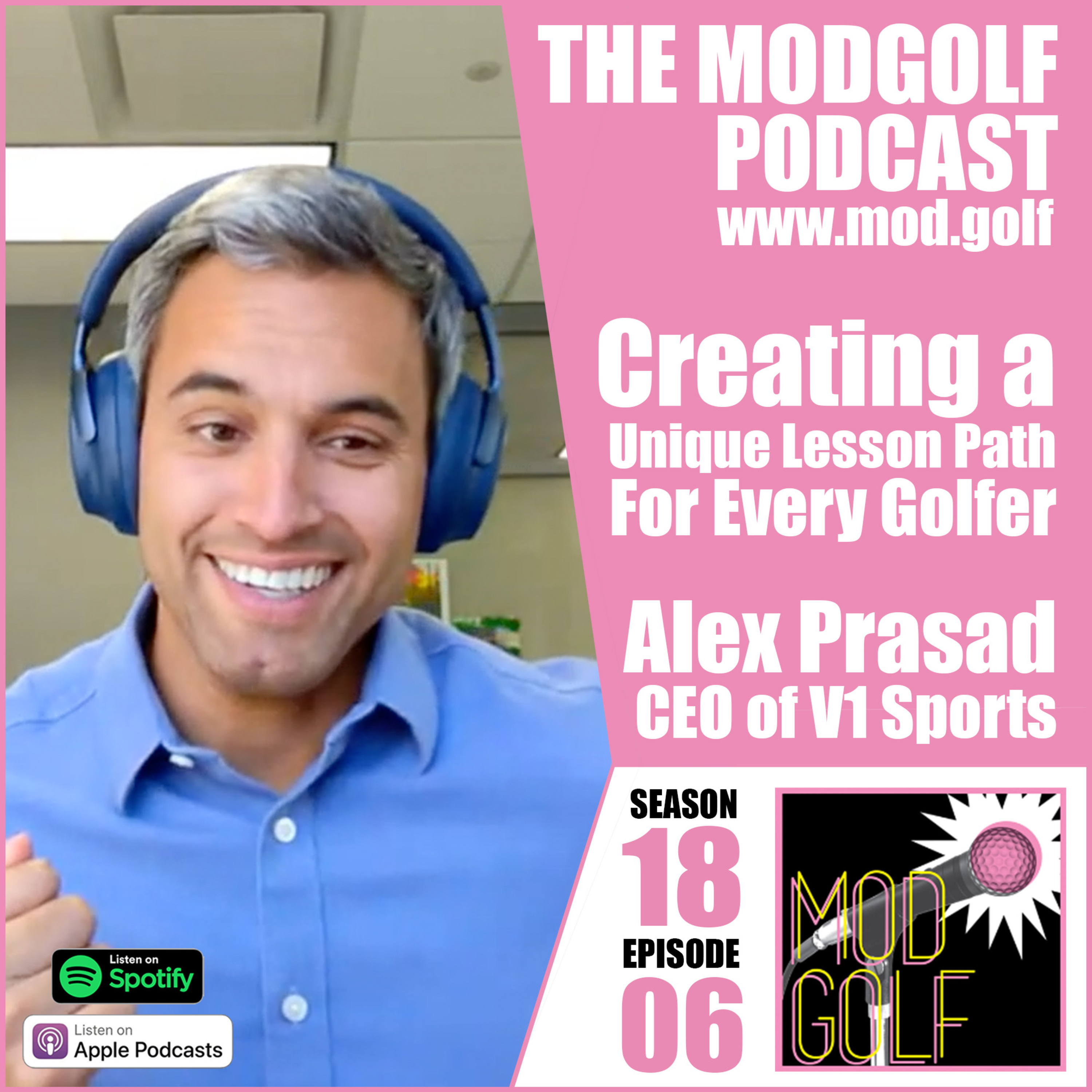 Creating a unique lesson path for every golfer - Alex Prasad, CEO at V1 Sports