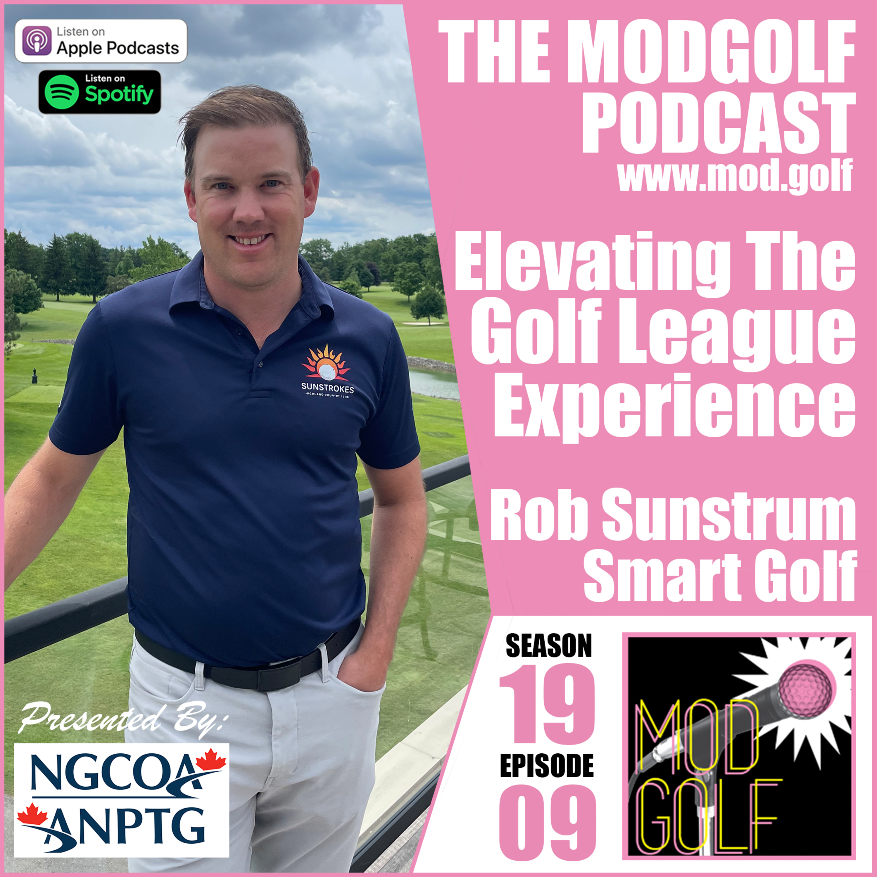 Elevating the Golf League Experience - Rob Sunstrum, Founder of Smart Golf episode artwork