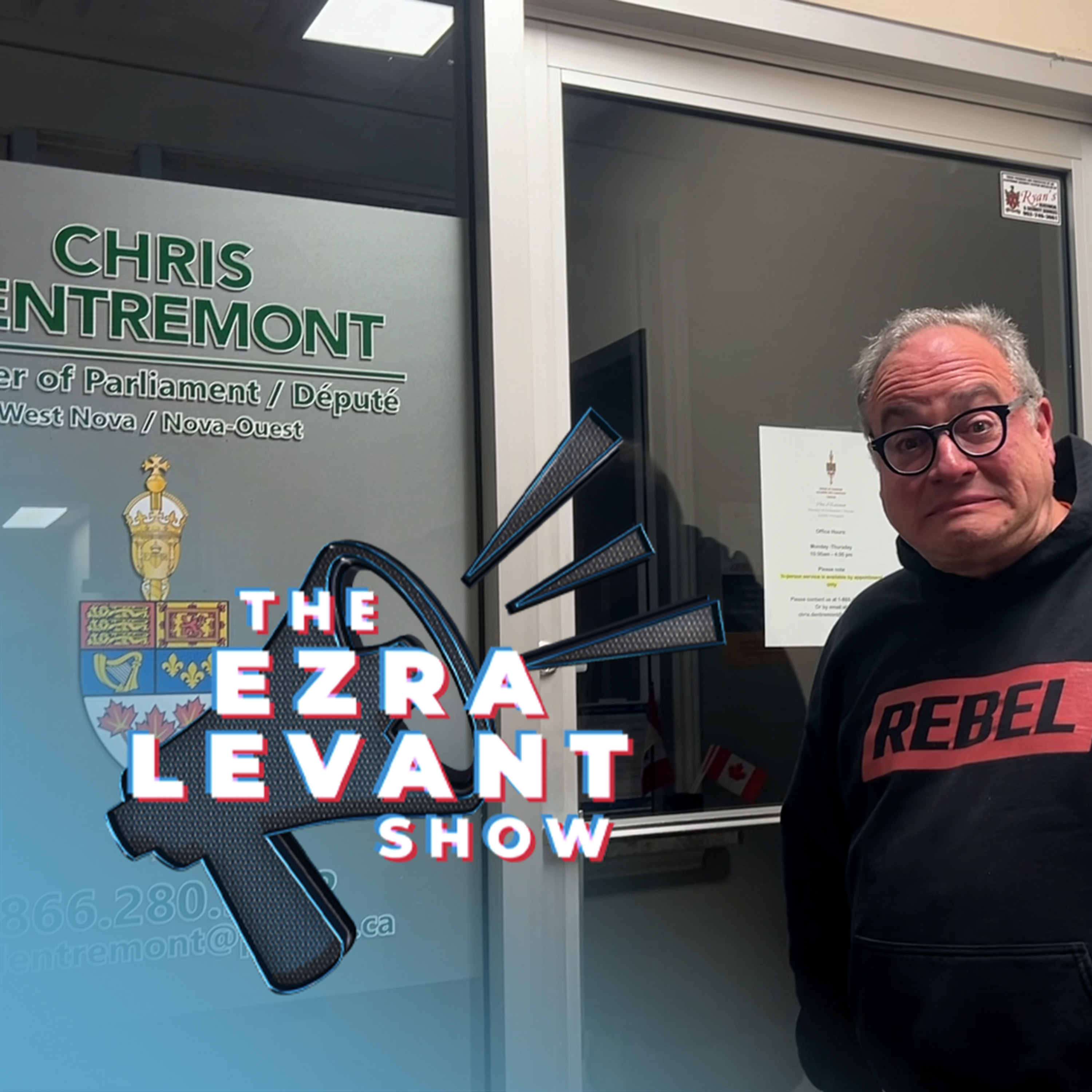 EZRA LEVANT | Ezra Levant visits Nova Scotia searching for 'coward' MP Chris d'Entremont