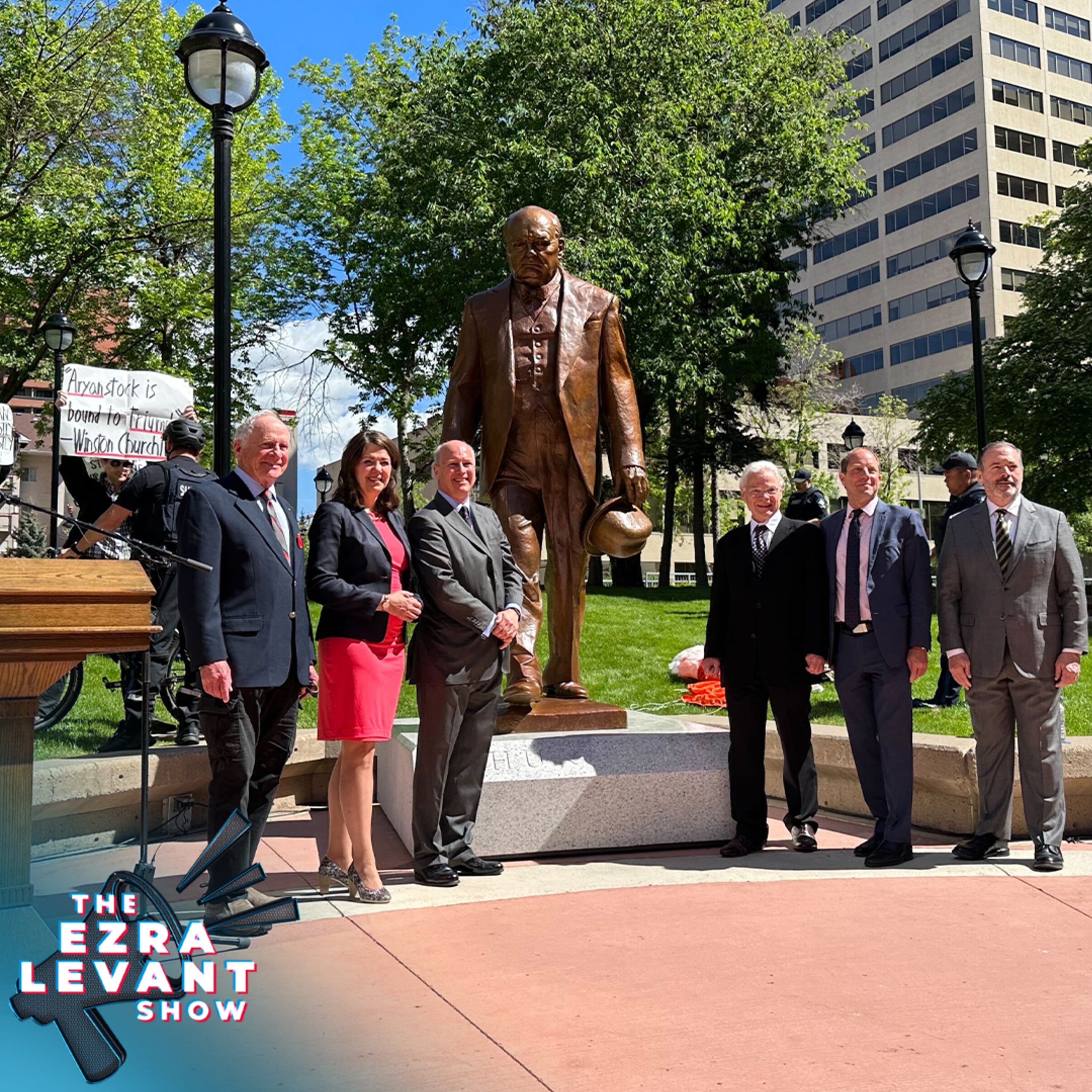 EZRA LEVANT | In an era where statues are torn down, a monument to Sir Winston Churchill stands tall