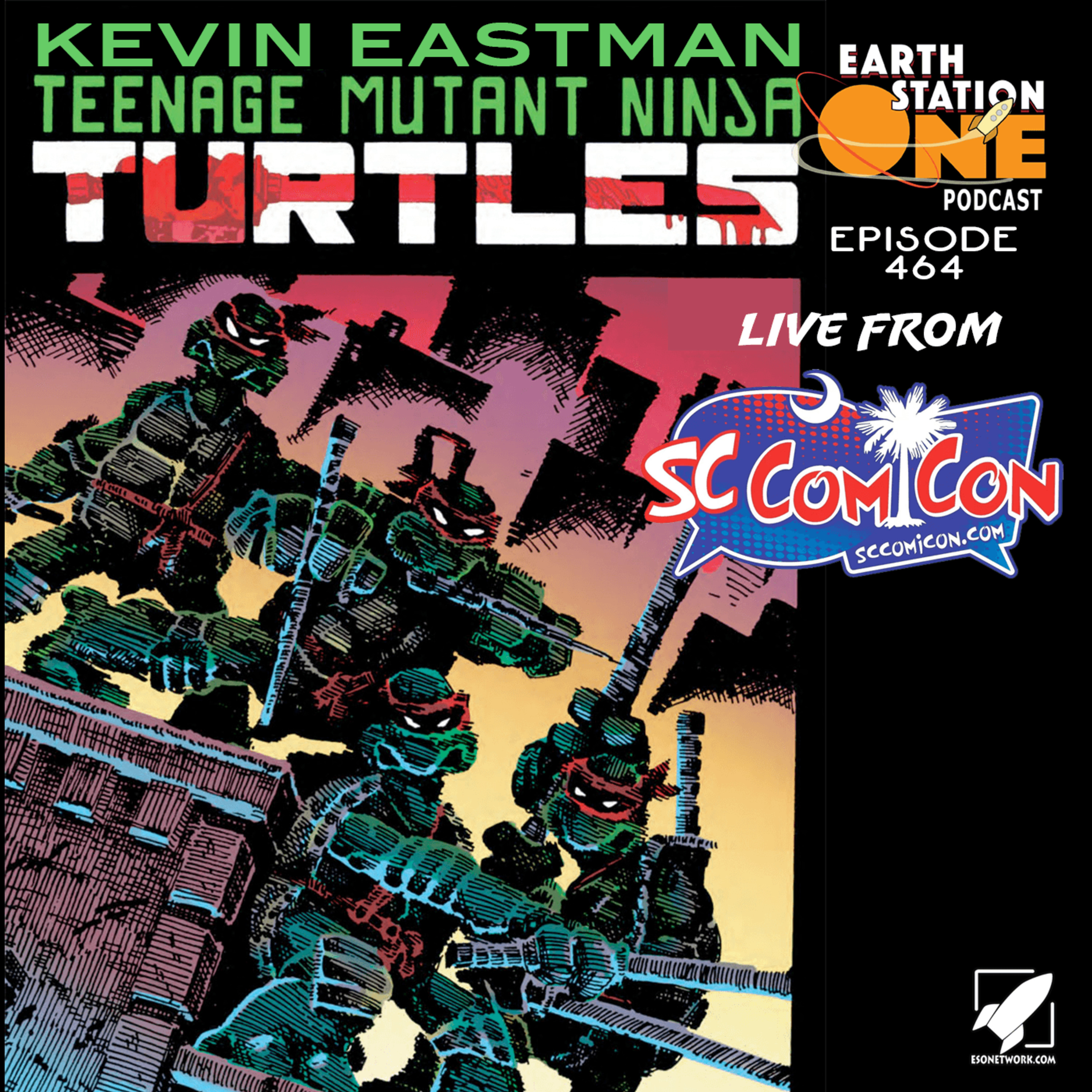 The Earth Station One Podcast  – Kevin Eastman Live at SC Comic-Con