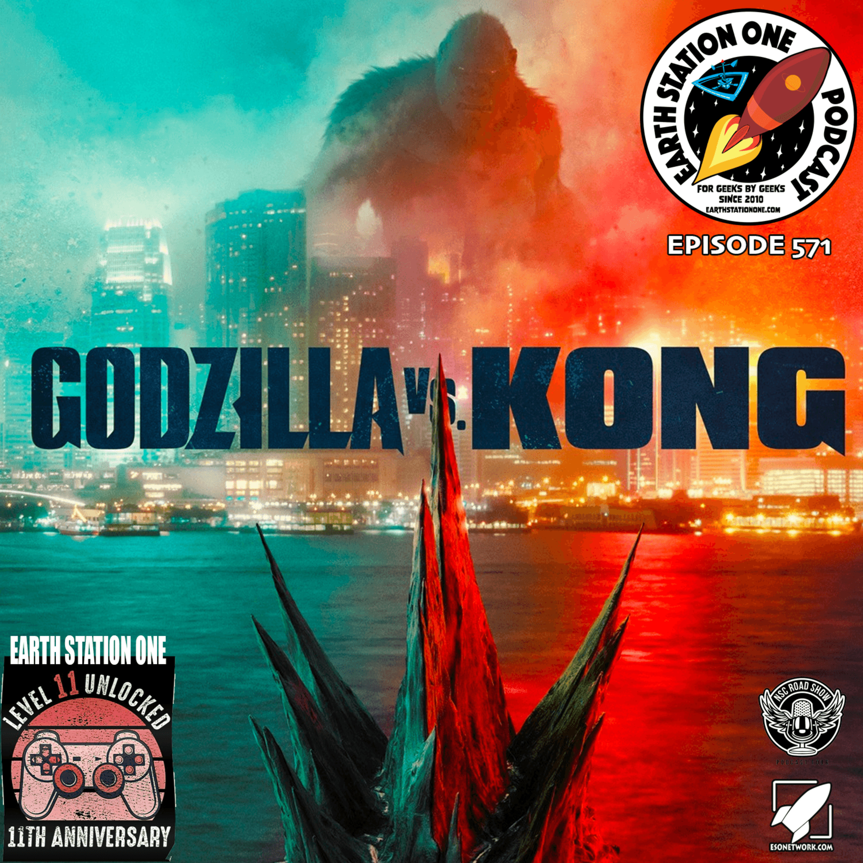 The Earth Station One Podcast - Godzilla vs Kong Movie Review