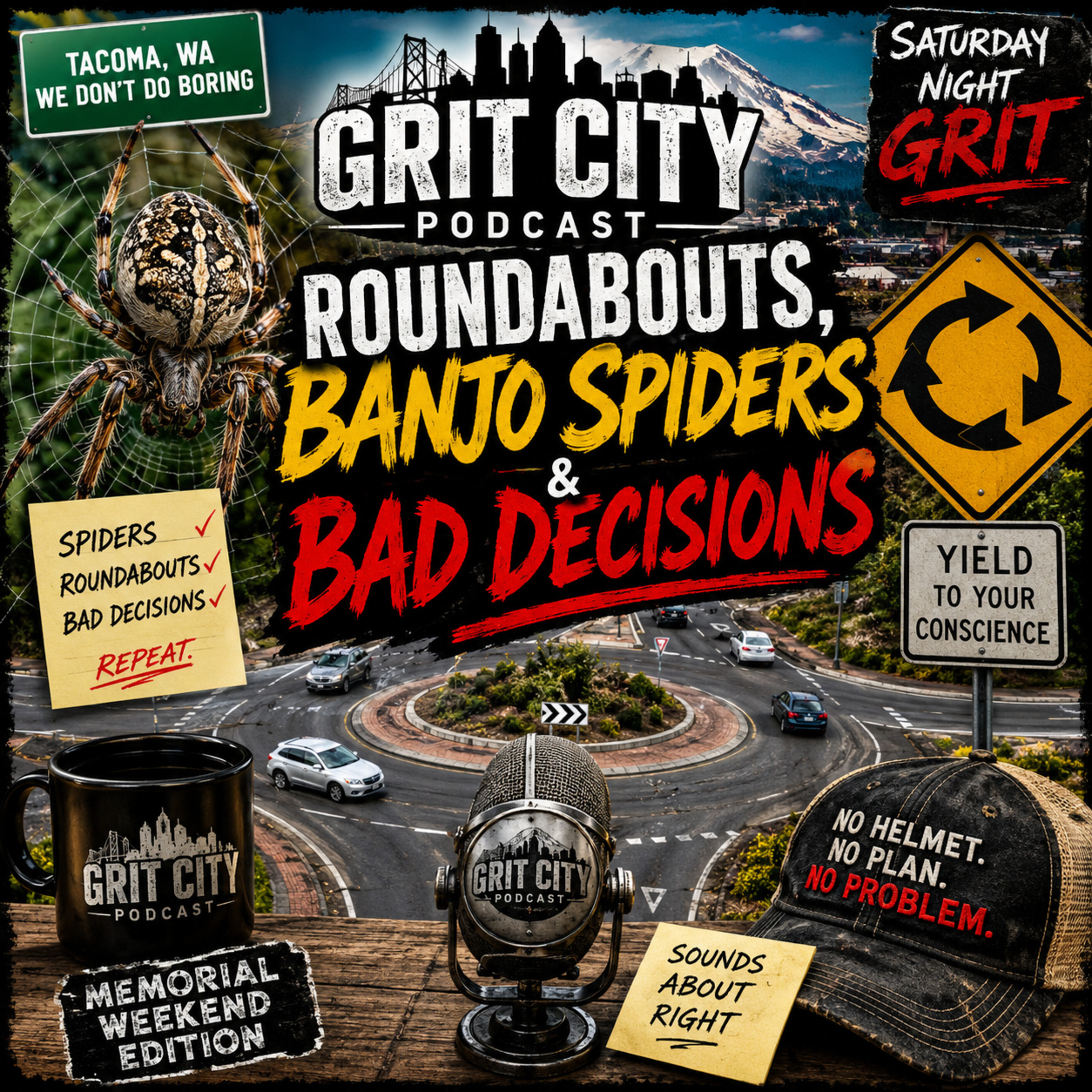 Saturday Night Grit: Roundabouts, Banjo Spiders & Bad Decisions episode artwork