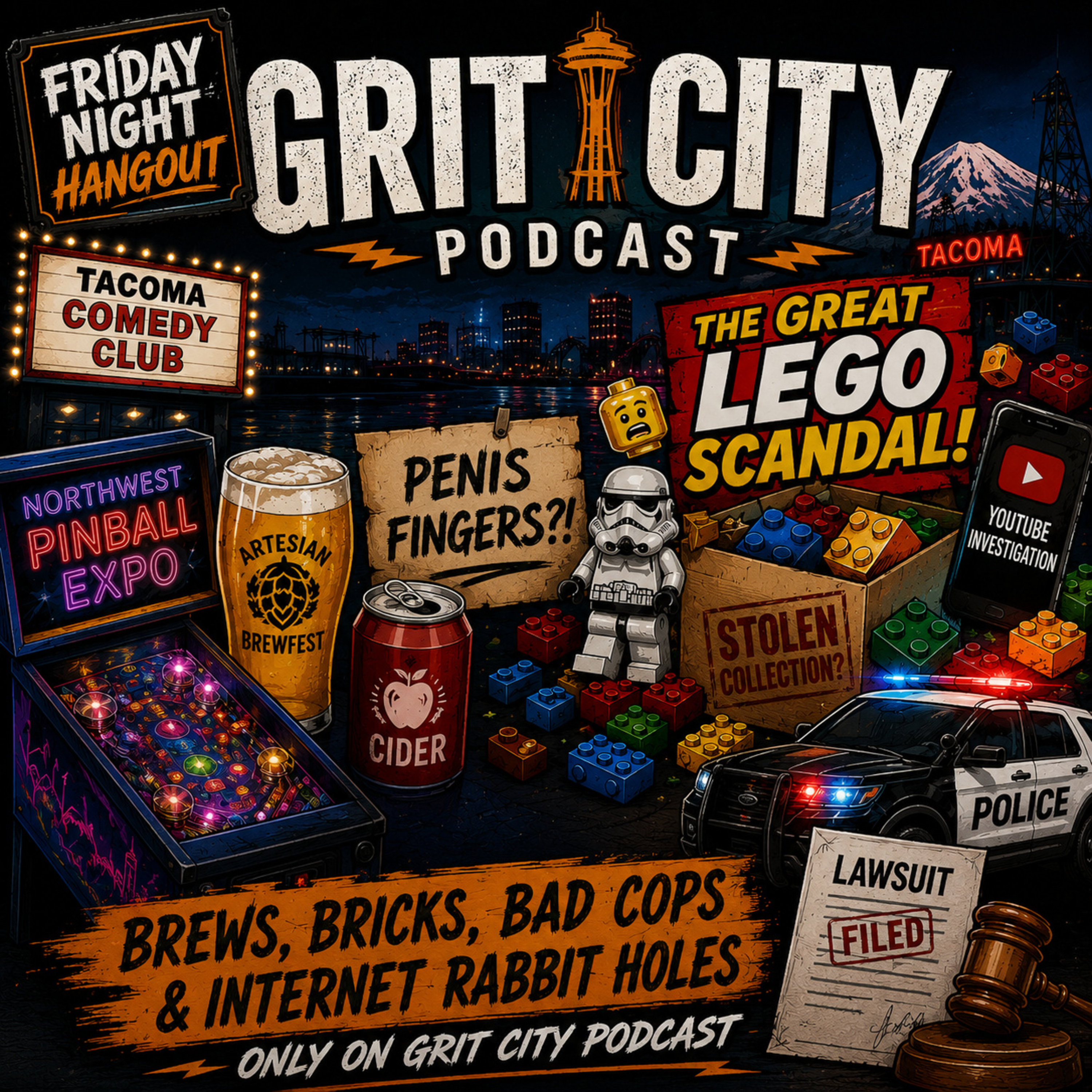GCP: Friday Night Hangout - LEGO Lawsuits, Penis Fingers & Jim Norton episode artwork