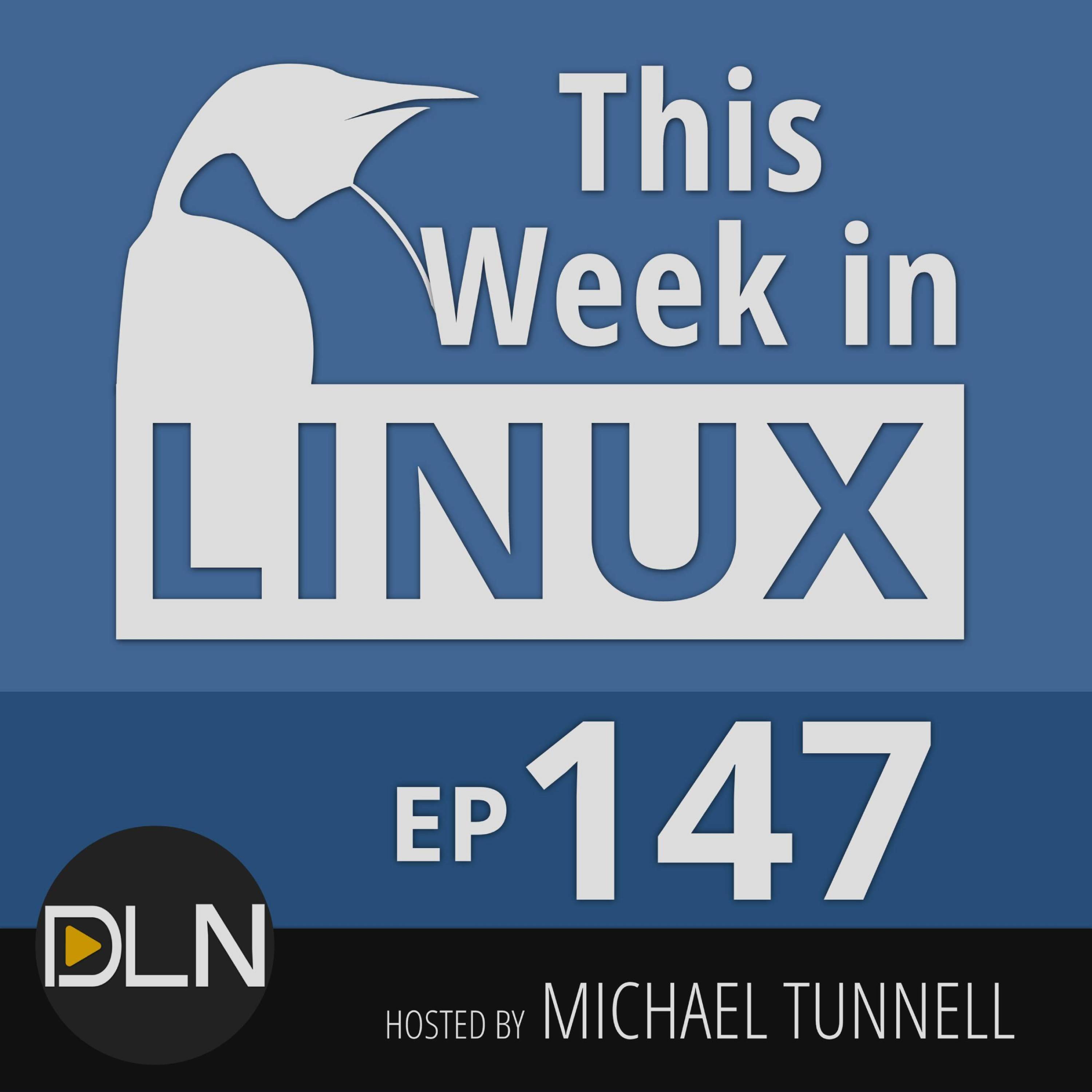 cover of episode 147: System76 COSMIC Desktop, Slackware 15.0, LXQt, Zorin OS 16, Xinuos vs IBM | This Week in Linux