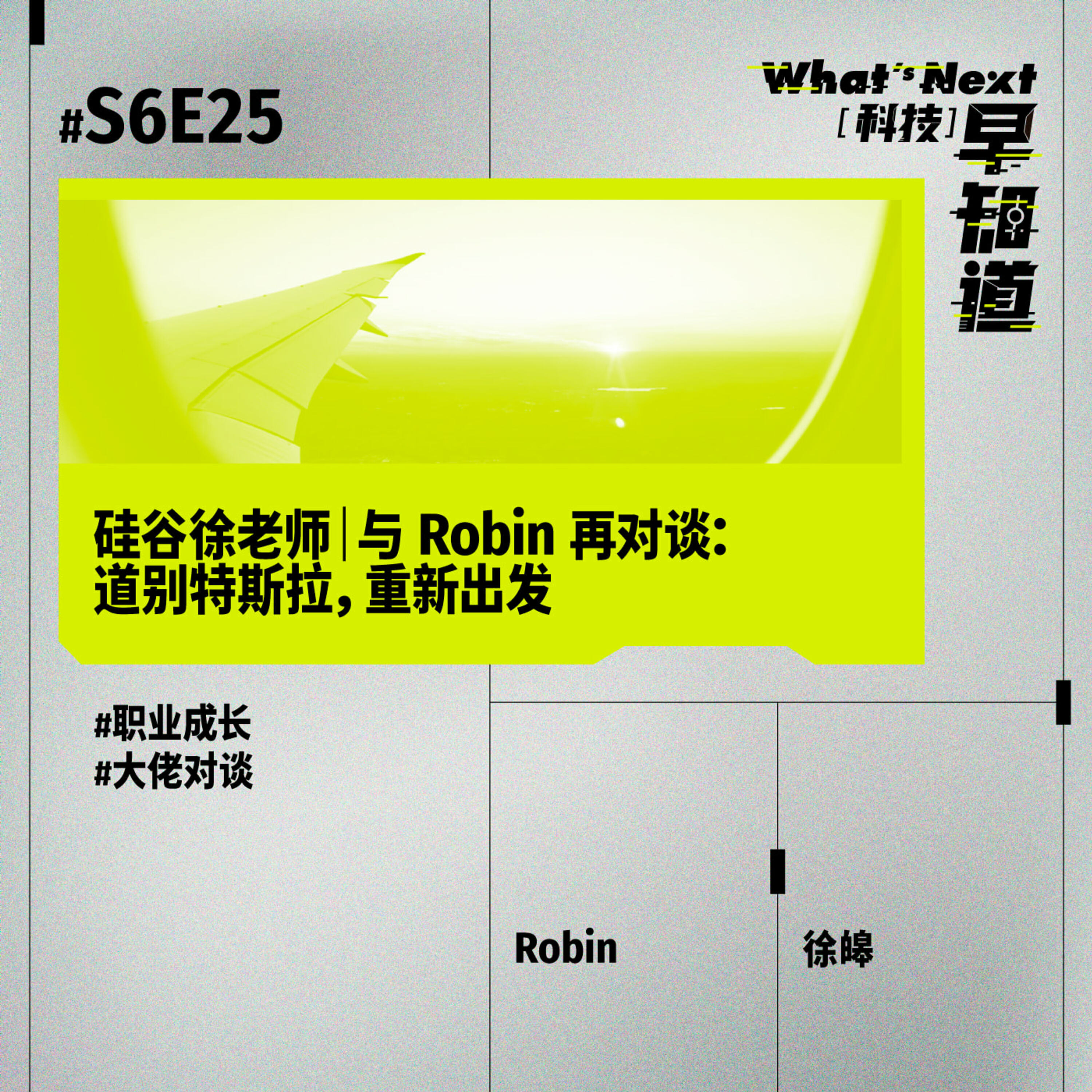 S6E25 硅谷徐老师｜与 Robin 再对谈：道别特斯拉，重新出发