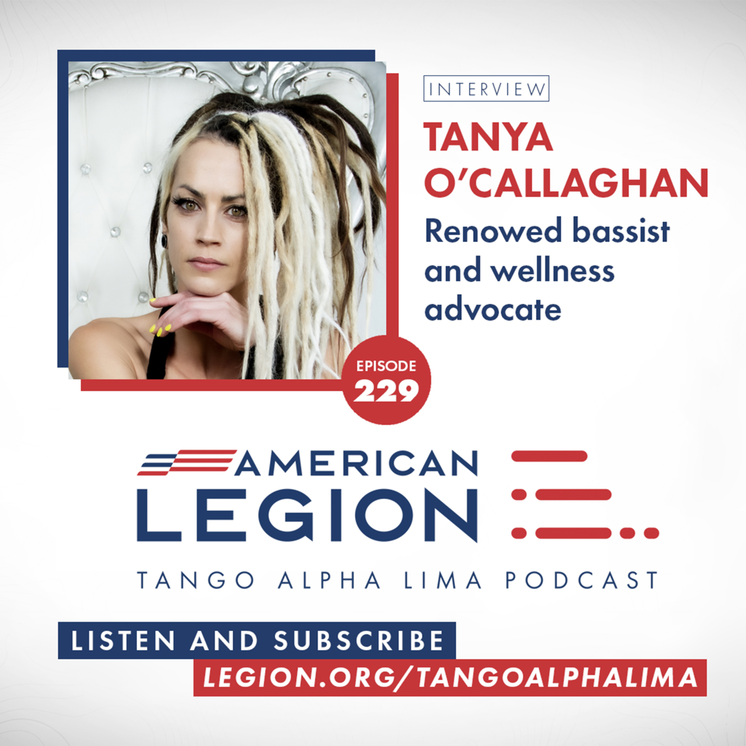 Episode 229: Tango Alpha Lima: Irish bassist and wellness advocate Tanya O'Callaghan