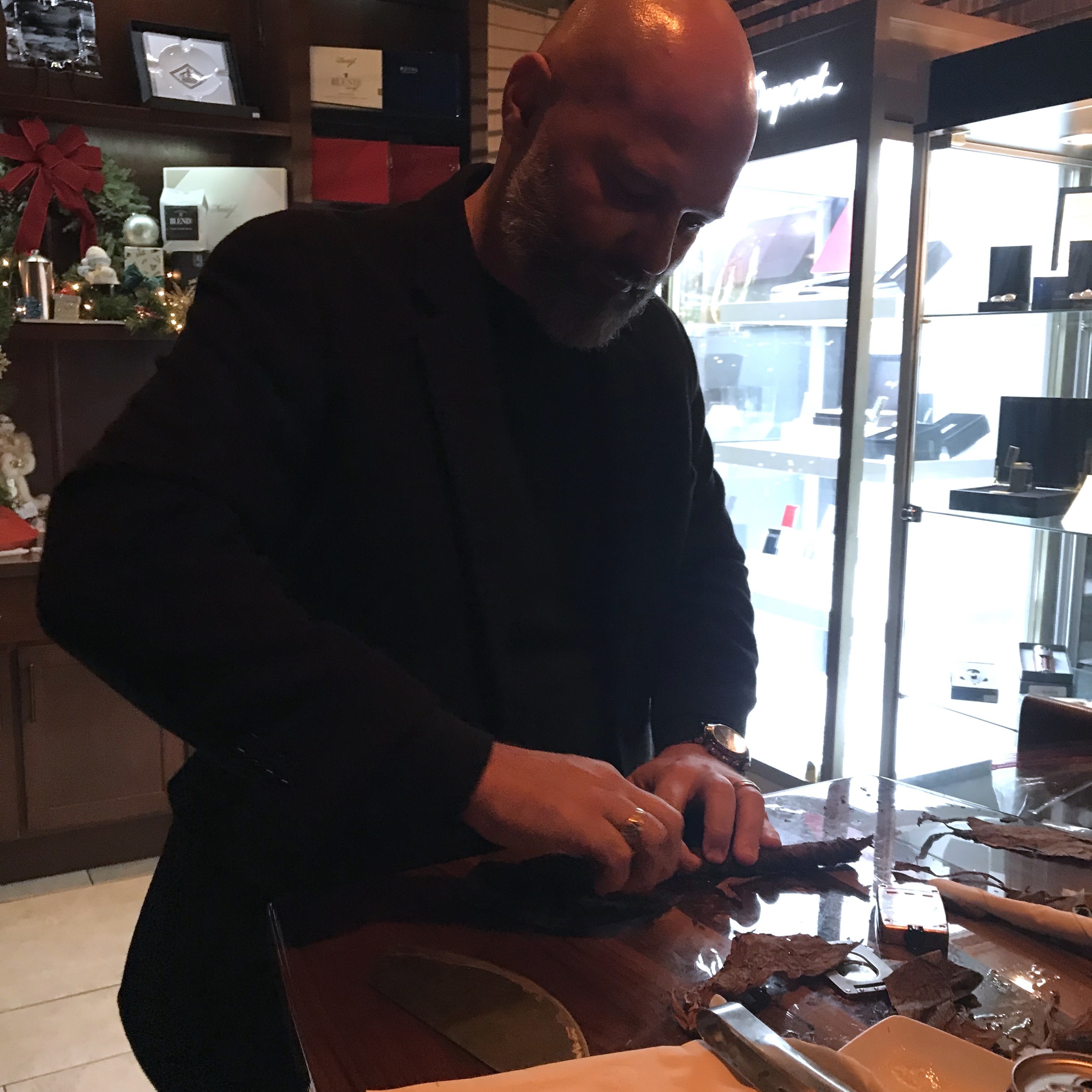 Eat! Drink! Smoke! - Episode 112 - Luciano of Ace Prime talks the Future of Cigars, a Review of Rowan's Creek bourbon, Tom Cruise screams, Leg Lamp menorahs and Creed goes Frank Sinatra episode artwork