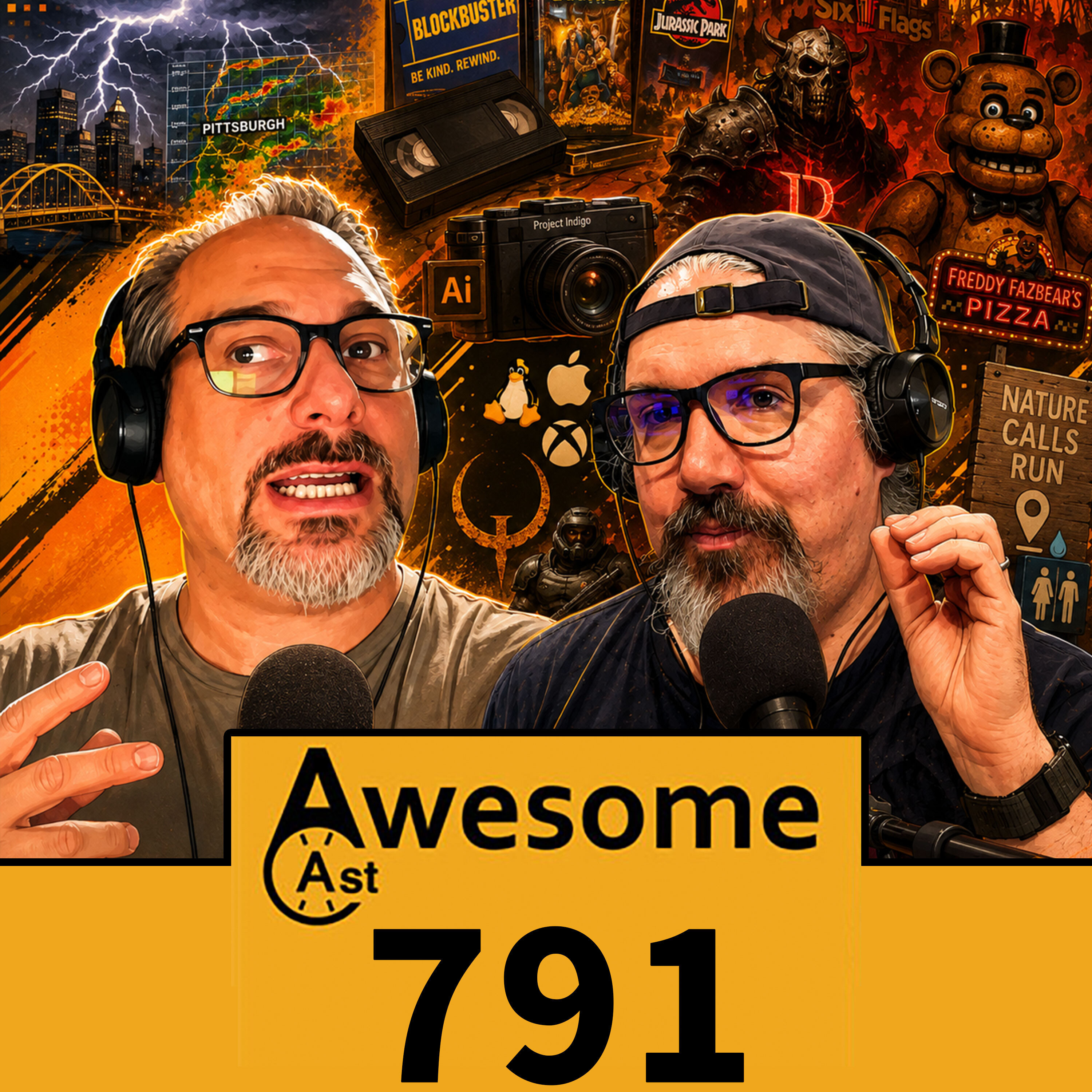 Xbox Games on Mac & Linux? Freddy Fazbear Goes IRL & Video Stores Return | AwesomeCast 791 episode artwork