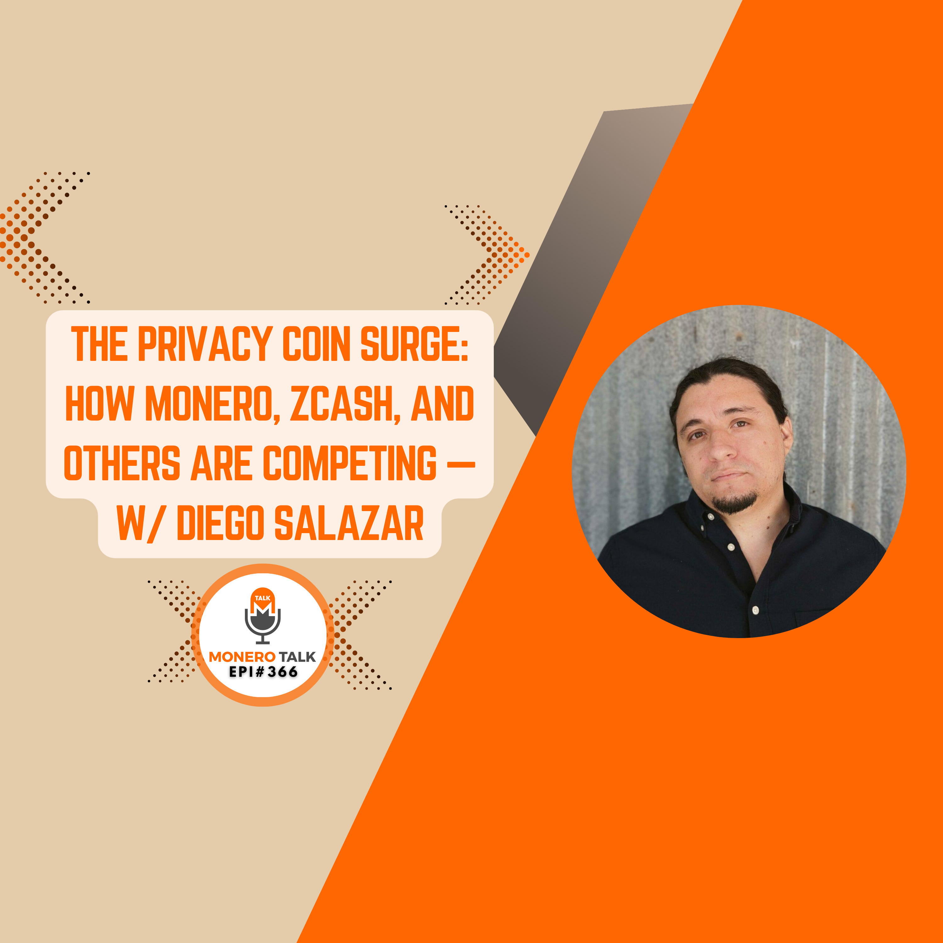 The Privacy Coin Surge: How Monero, Zcash, and Others Are Competing — w/ Diego Salazar | EPI 366
