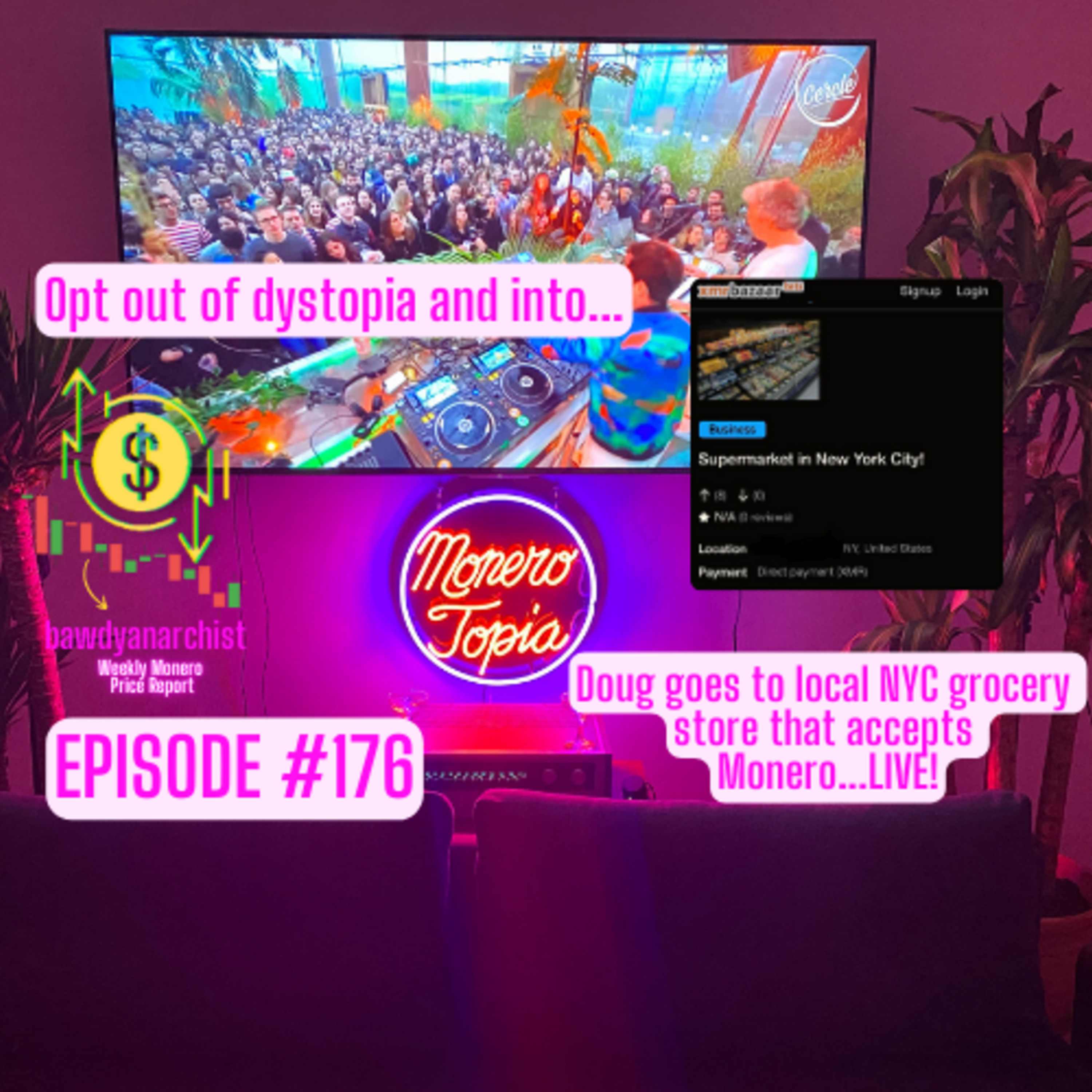 Doug will shop LIVE at NYC store that is listed on xmrbazaar.com as accepting Monero! | EPI 176