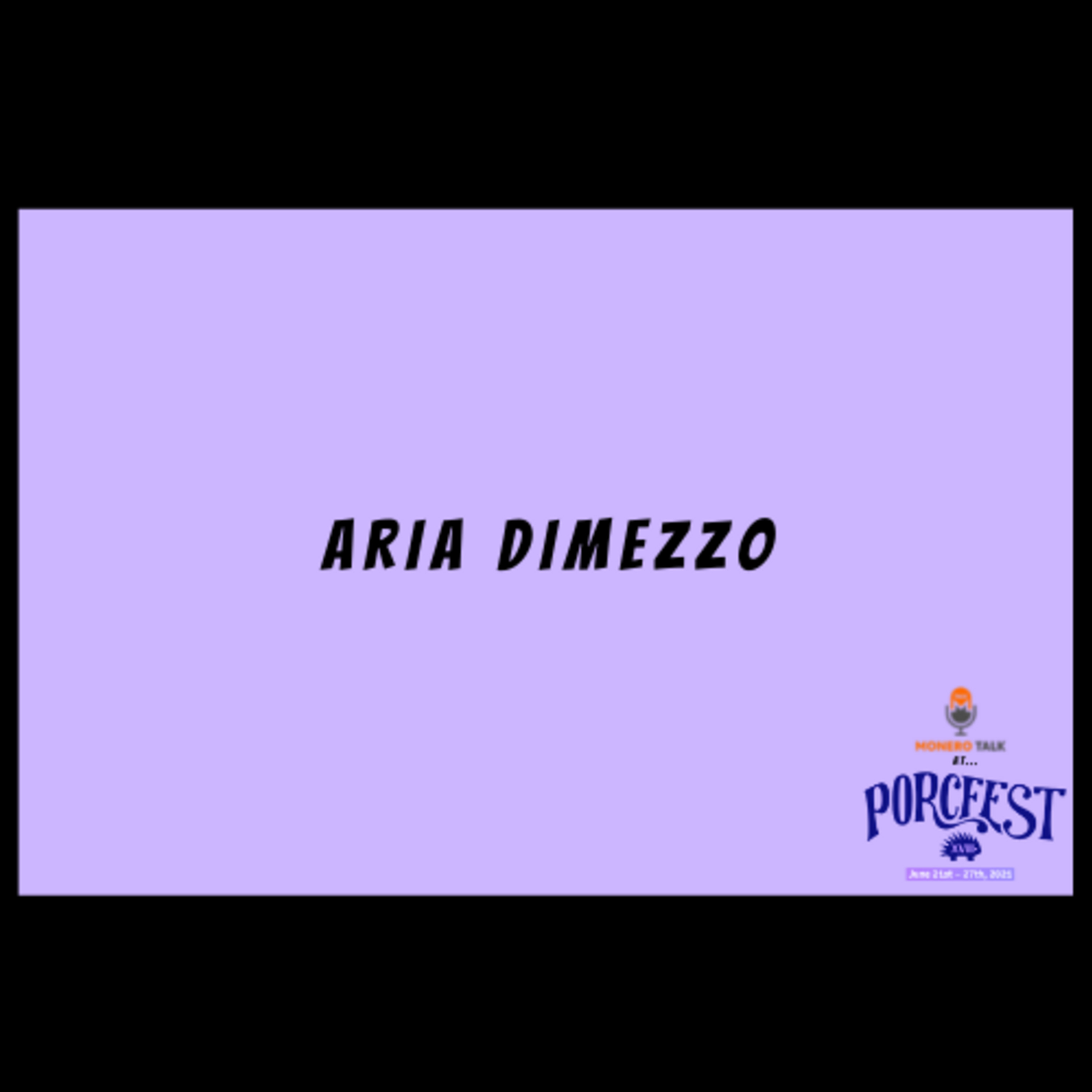 LIVE at Porcfest 2021 with Aria DiMezzo: The Crypto 6 & Its Impact on Your Freedoms