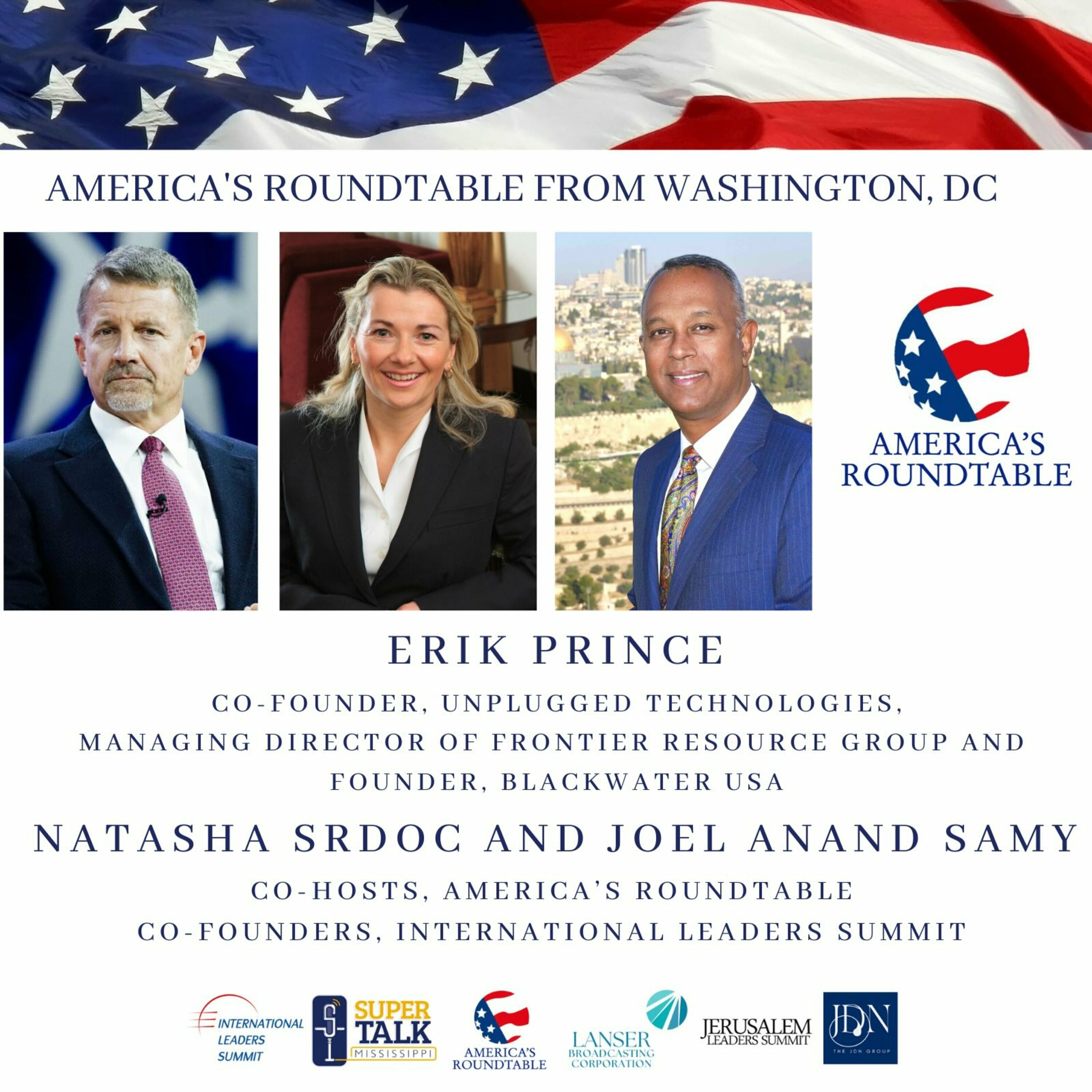 cover of episode America's Roundtable with Erik Prince