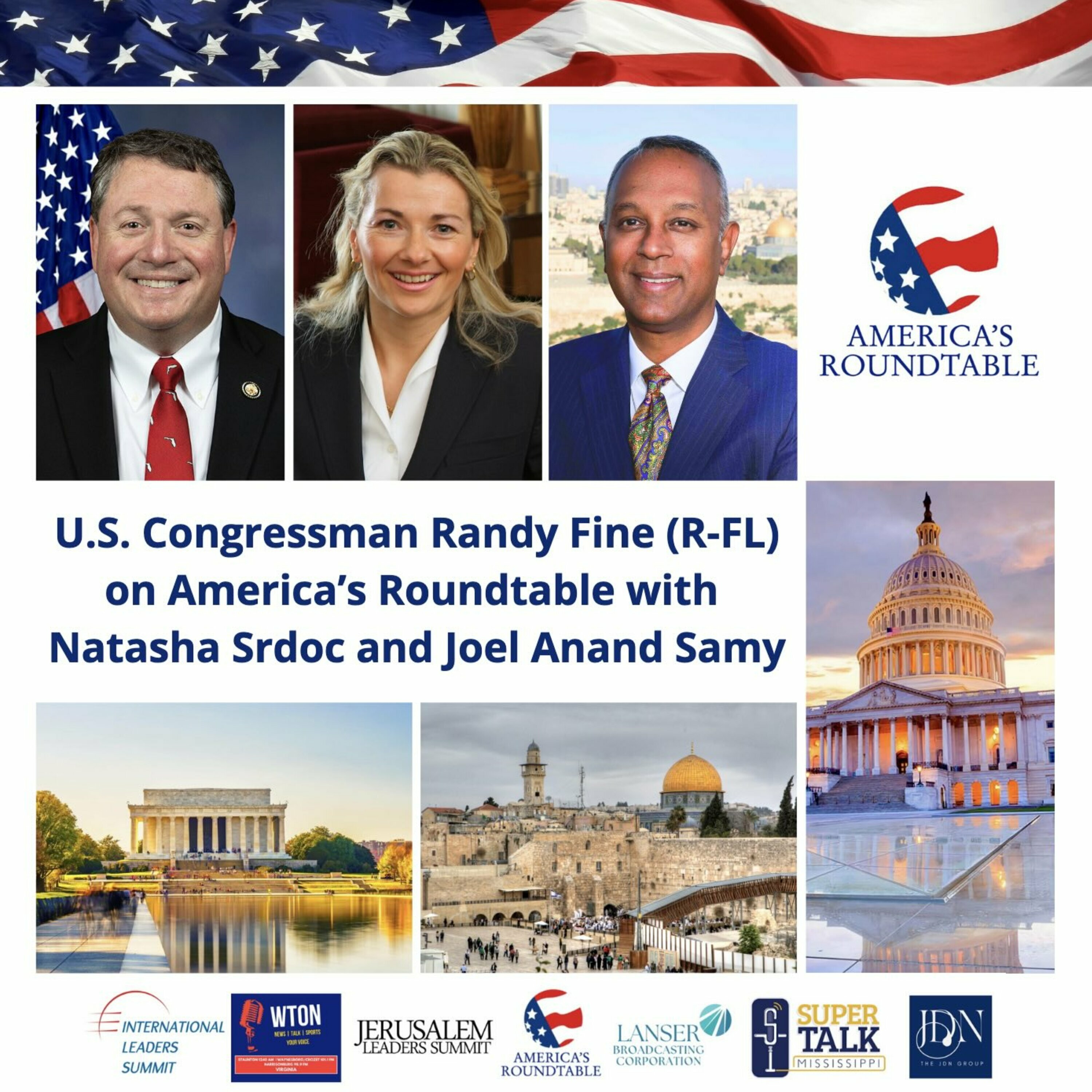 America's Roundtable with U.S. Congressman Randy Fine | US Economy and Affordability | Combating anti-Semitism and Radical Islamic Terrorism | Targeting Drug Cartels