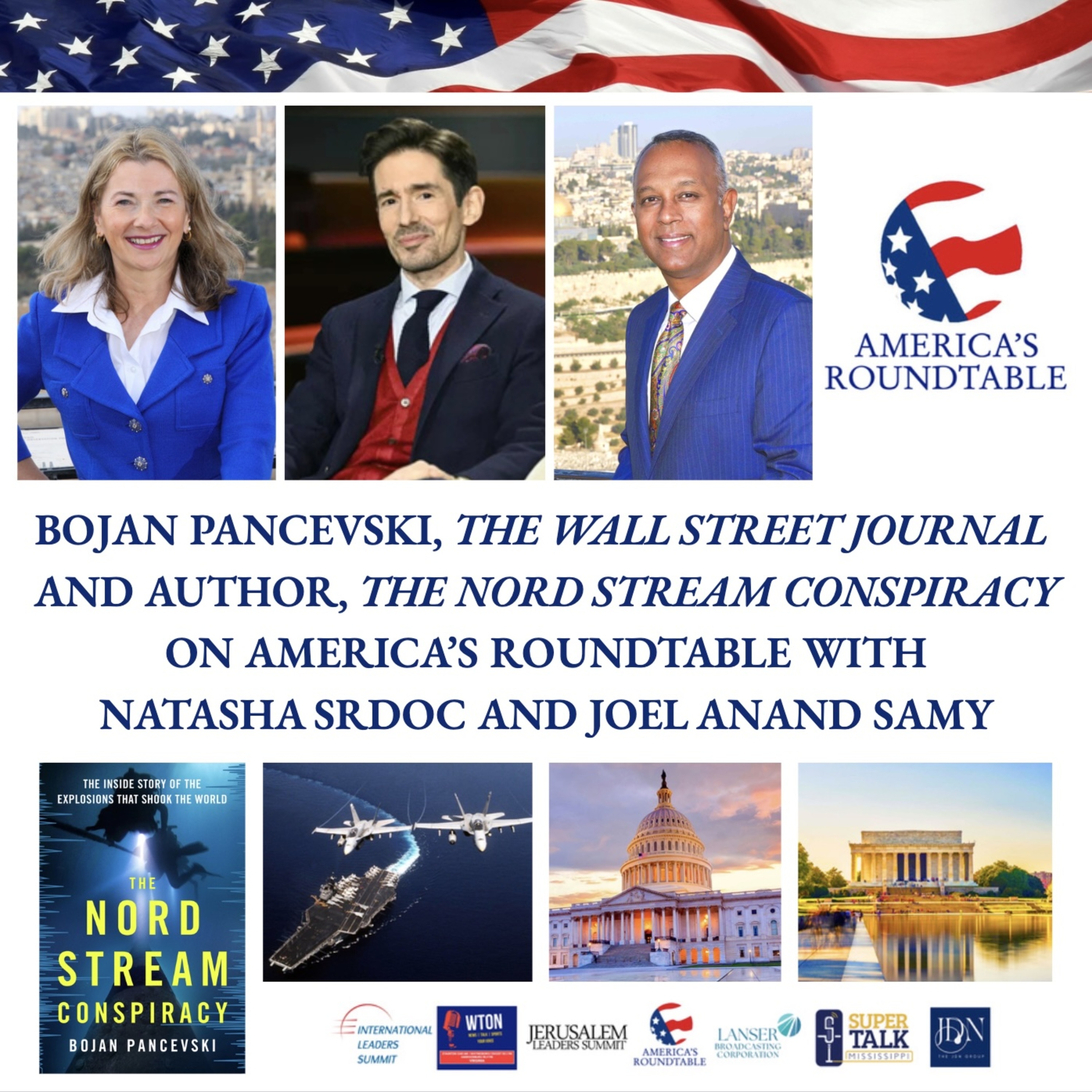 America's Roundtable with Bojan Pancevski, The Wall Street Journal | Author: "The Nord Stream Conspiracy: The Inside Story of the Explosions That Shook the World" episode artwork
