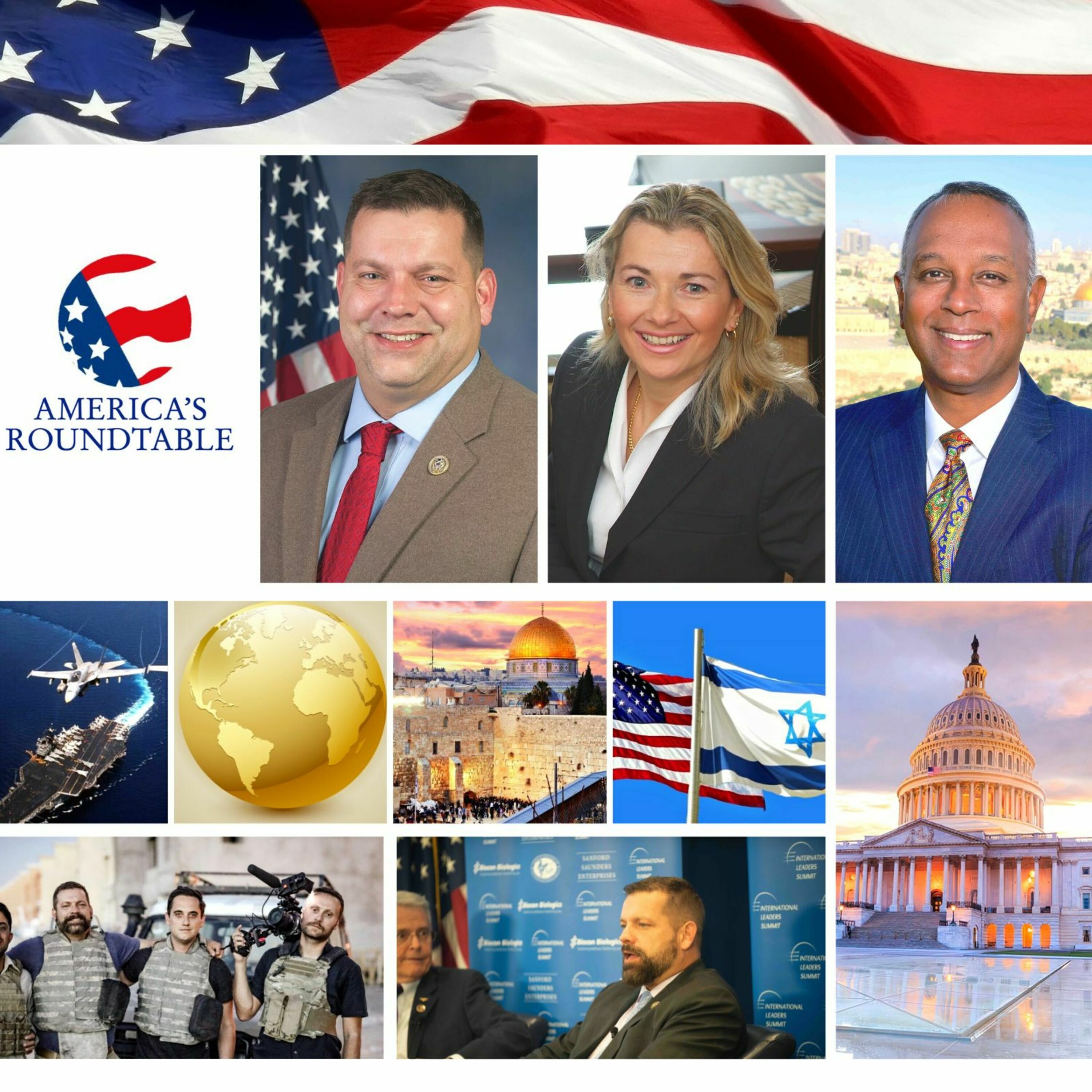 cover of episode America's Roundtable with Virginia Delegate Tom Garrett — Biden Administration's Failing Economic and Foreign Policies | Iran-Backed Hamas Waging War Against Israel | Why State Competition Matters