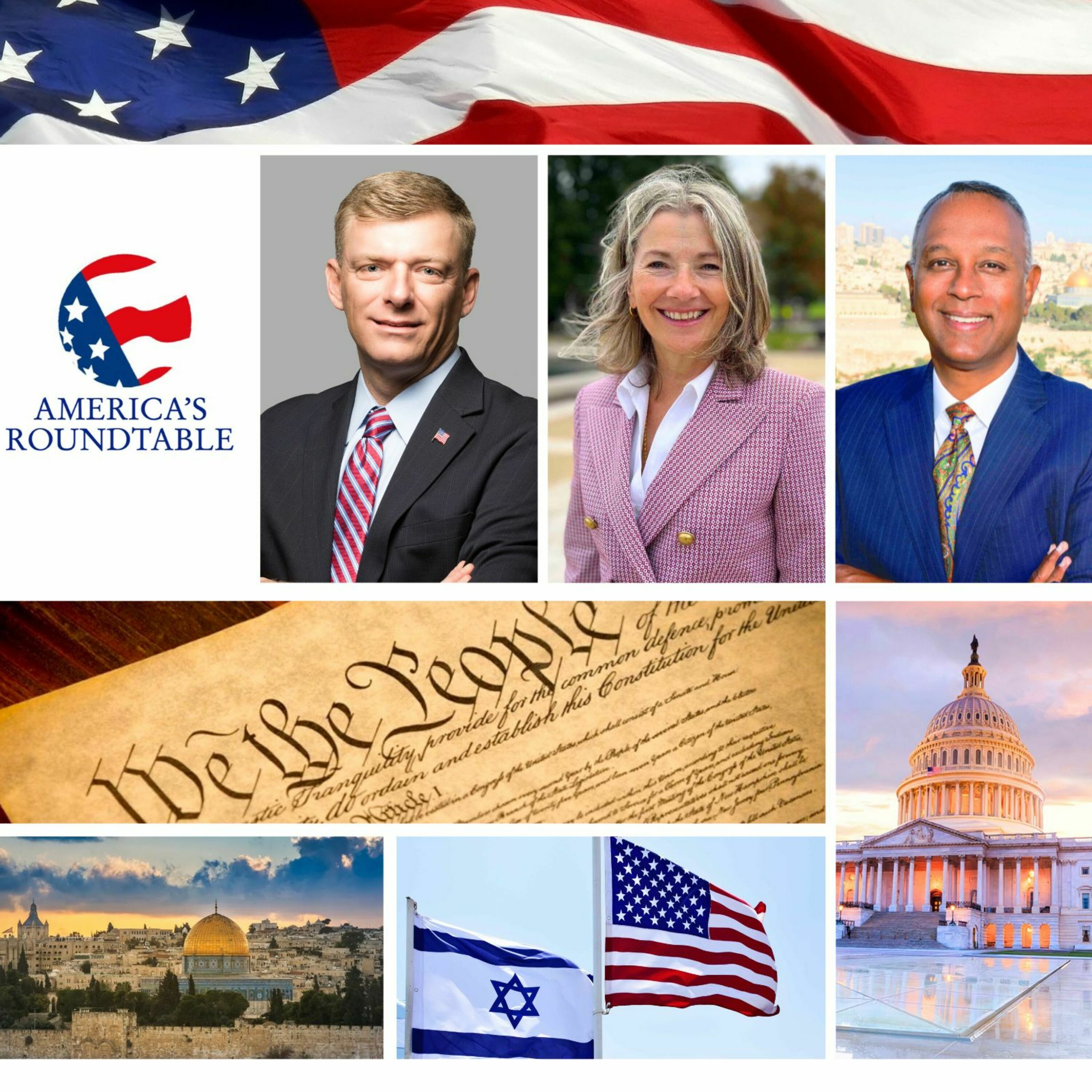 cover of episode America's Roundtable with Marc Lotter | Restoring America's Economic Greatness | Illegal Immigration | Biden's Dangerous Appeasement of anti-Israel Groups | Advancing Election Integrity