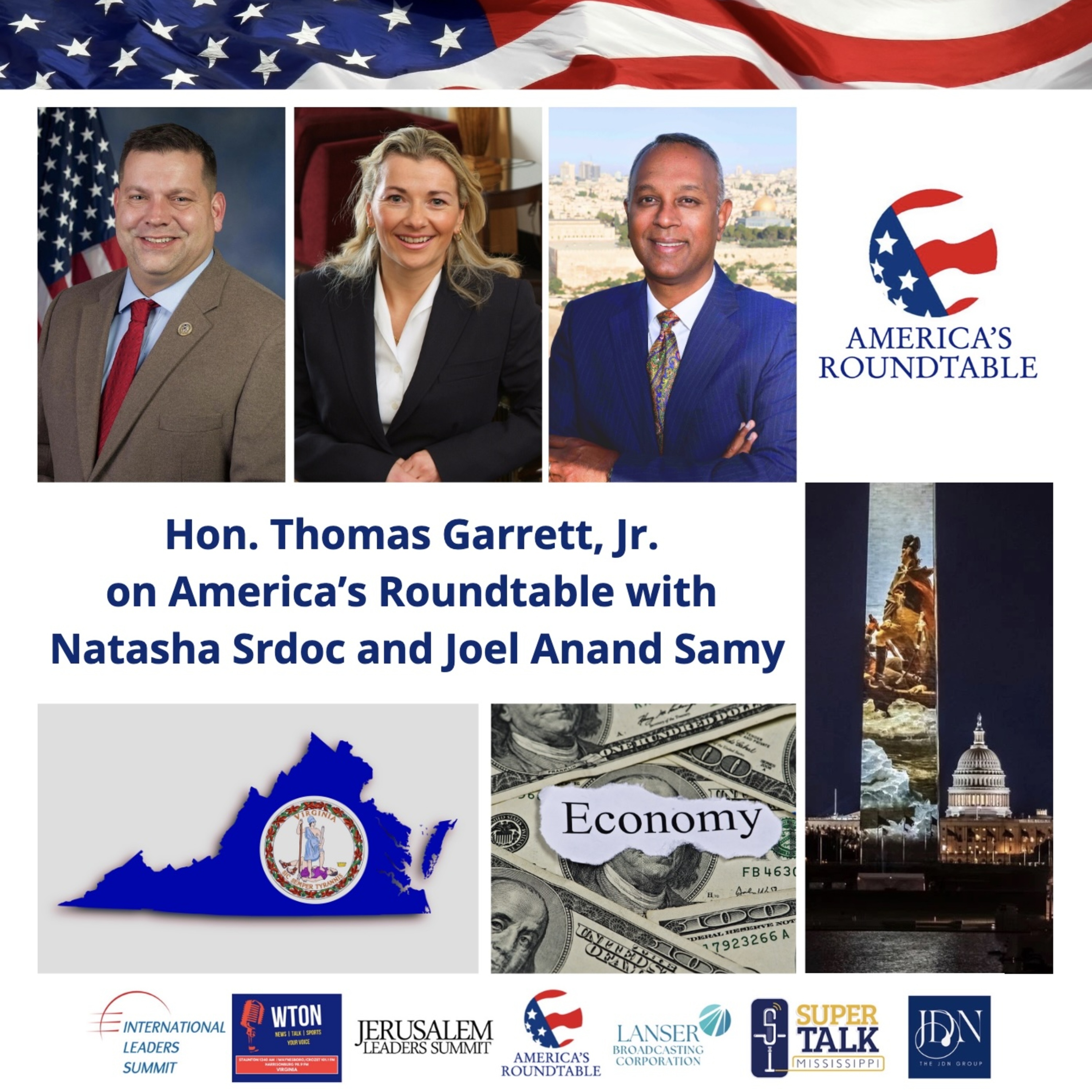 America's Roundtable with Tom Garrett | Virginia's Radical Redistricting Against the Will of the Voters | The Washington Post's Editorial Board: "Brass-knuckled hypocrisy in Virginia" | Virginia's Tax Hikes | Wokeism | US-Iran Talks