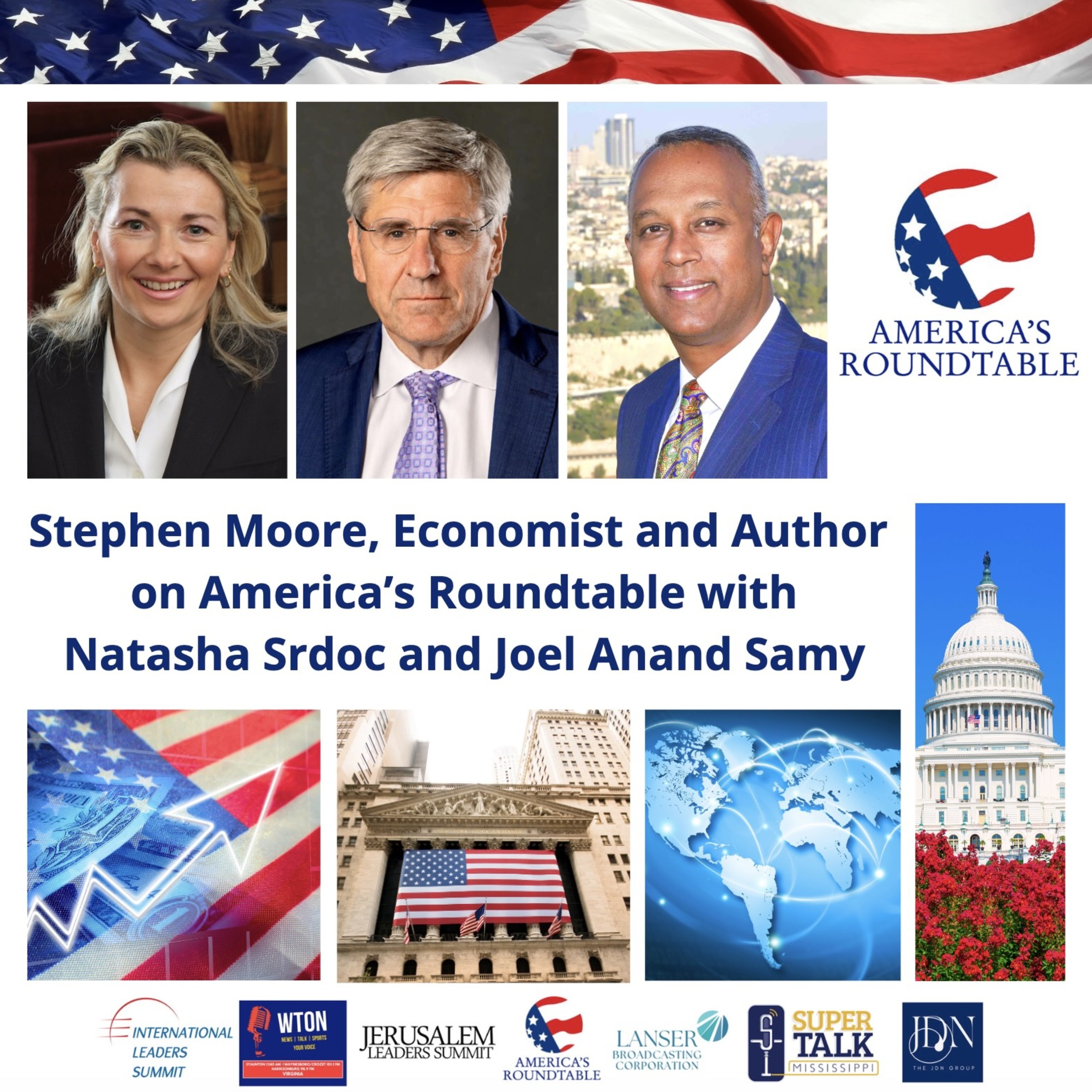 America's Roundtable with Stephen Moore | The U.S. Economy, Urgency to Address Healthcare Reform and The Future of School Choice