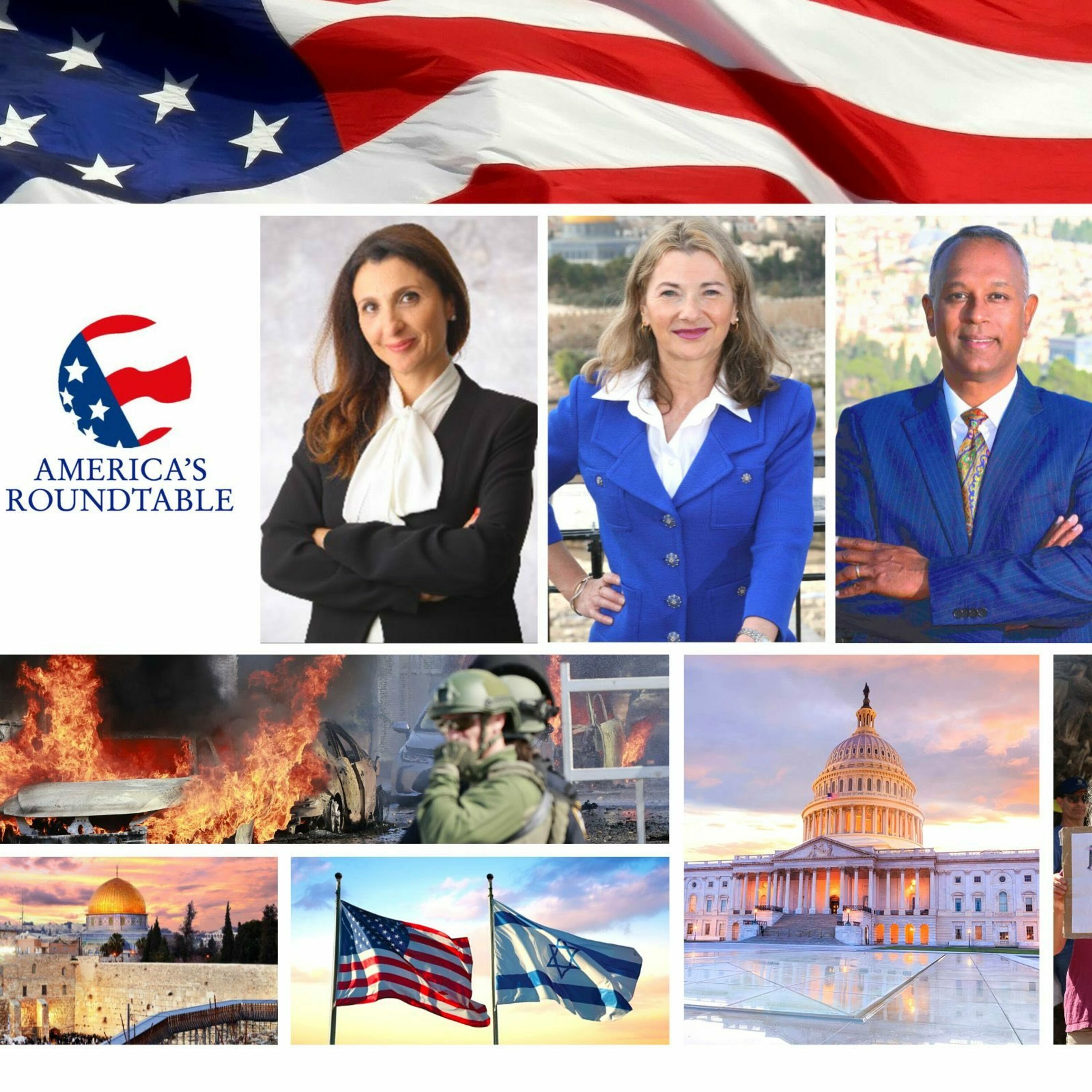 America's Roundtable with Fleur Hassan-Nahoum, Deputy Mayor, Jerusalem | Israel's War Against Iran-Backed Hamas | The Future of the Abraham Accords