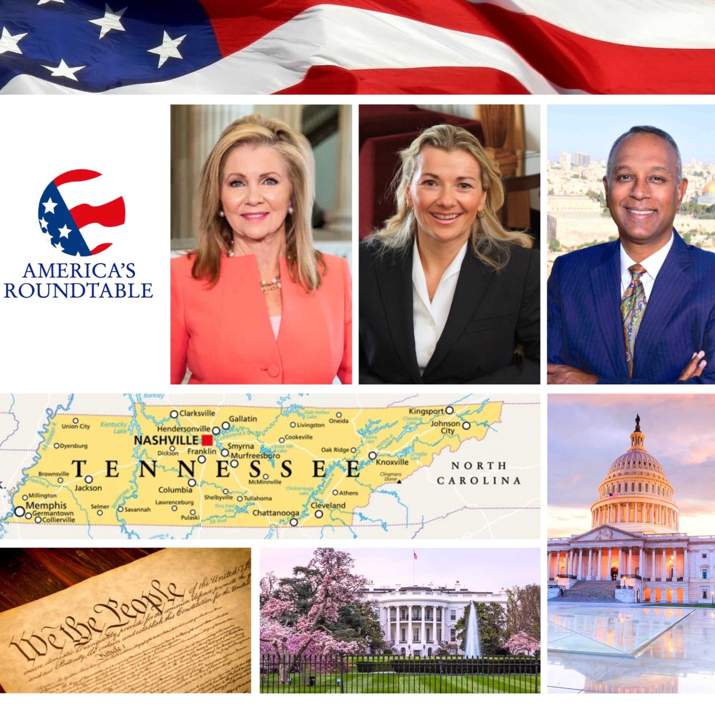 America's Roundtable with Senator Marsha Blackburn | Advancing Principled Policies — DOGE Acts, Tax Administration Simplification Act | Accountability and Transparency | Combatting Anti-Semitism
