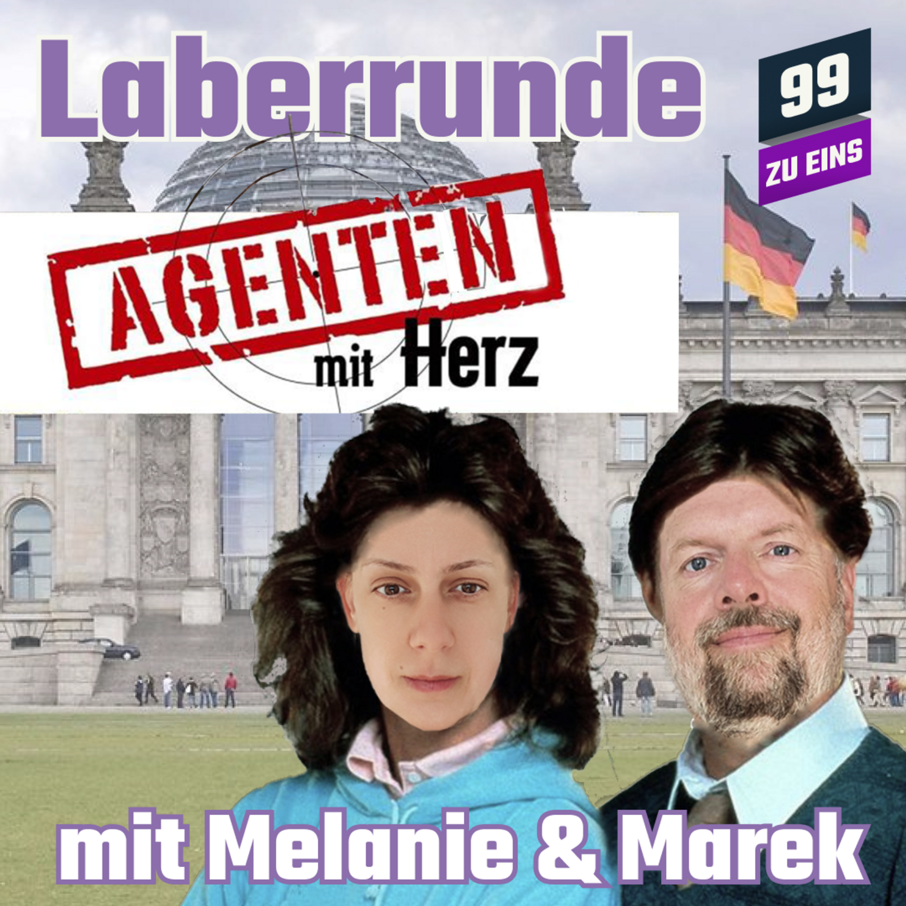Episode 491: Laberrunde – Agenten mit Herz - mit Melanie und Marek