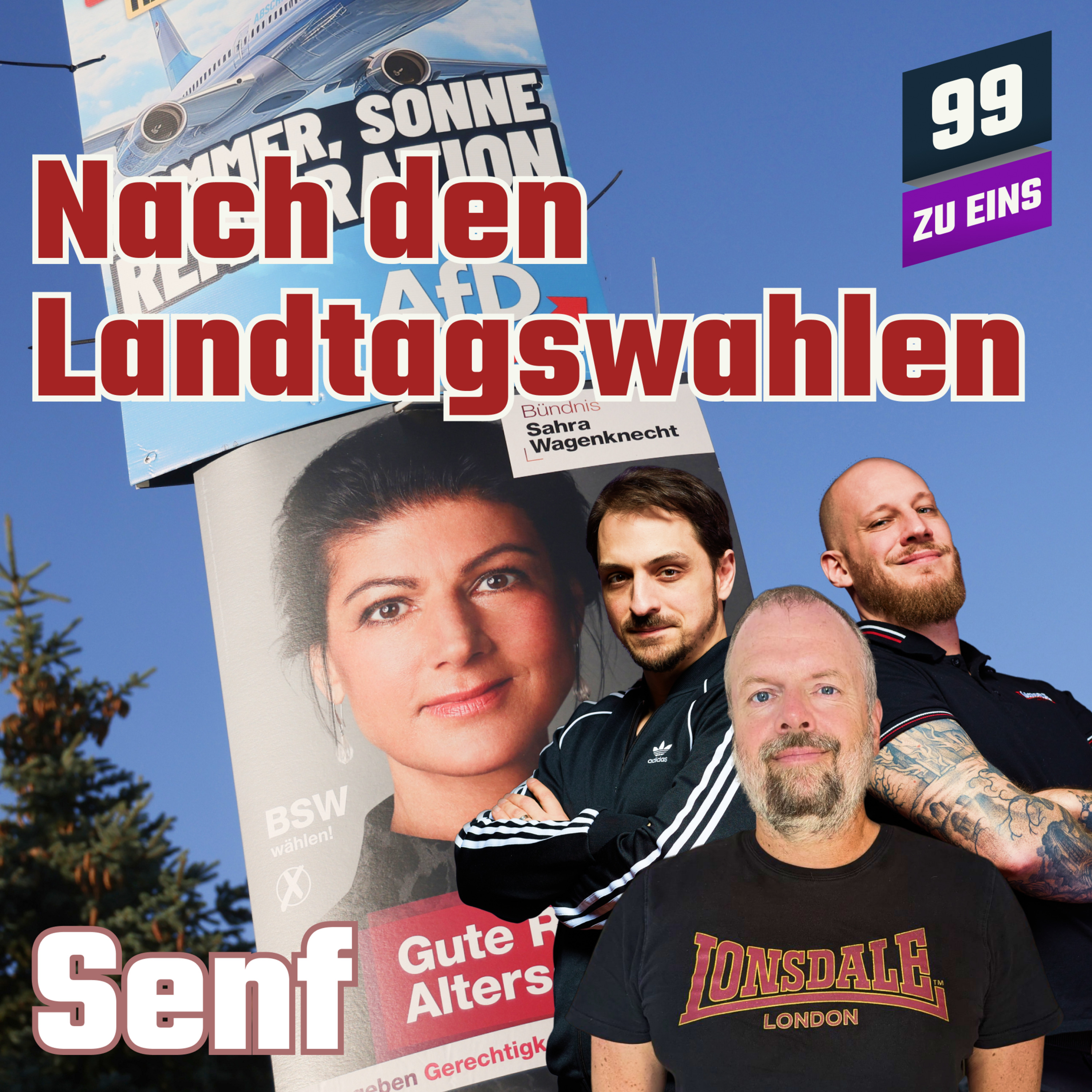 Episode 420: Nach den Landtagswahlen: AfD und BSW im Fokus und Kulturgedöns zu Futurismus - Trio Infernal September