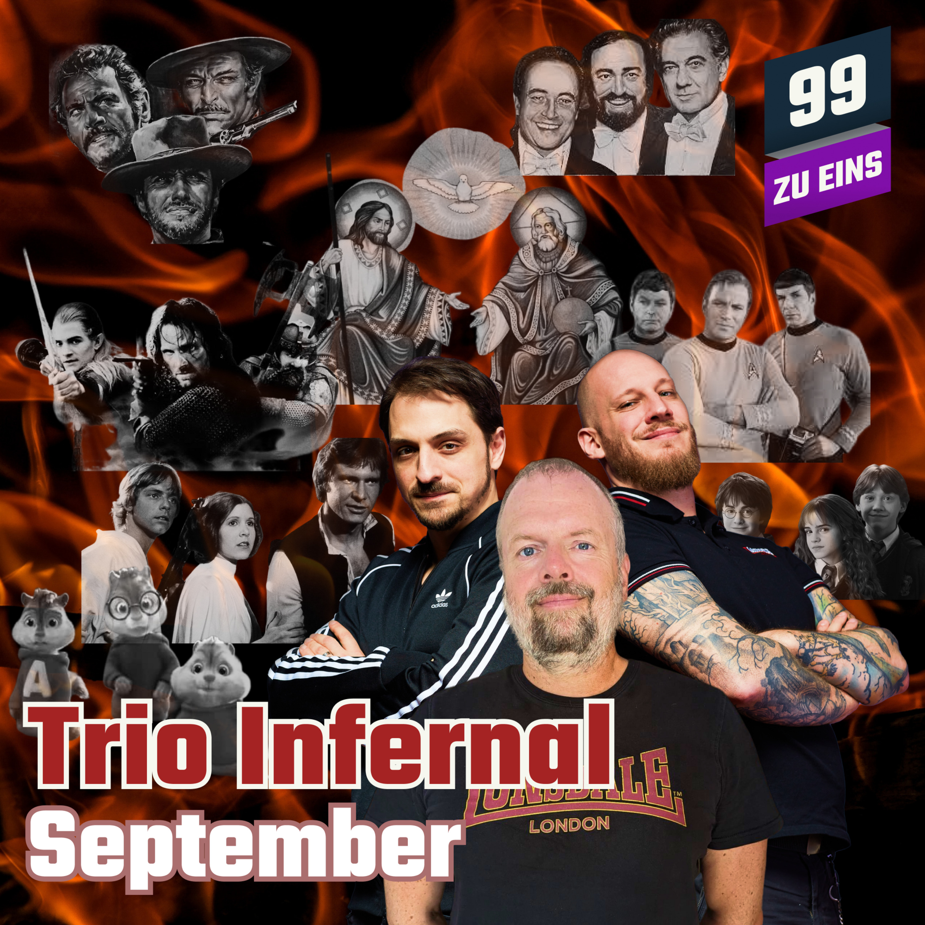 TRIO INFERNAL September Teil II - Migrationspanik, Faschismus, Antilopengang uvm.