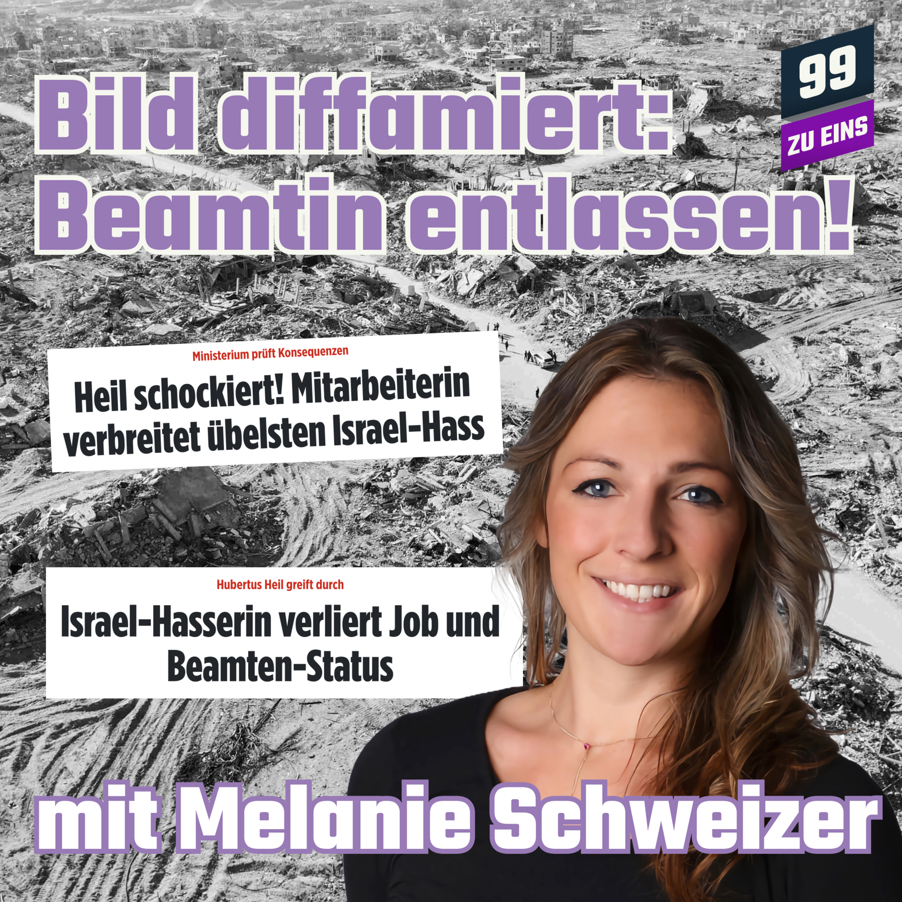 Episode 517: Beamtin wegen Kritik an Israel entlassen mit Melanie Schweizer