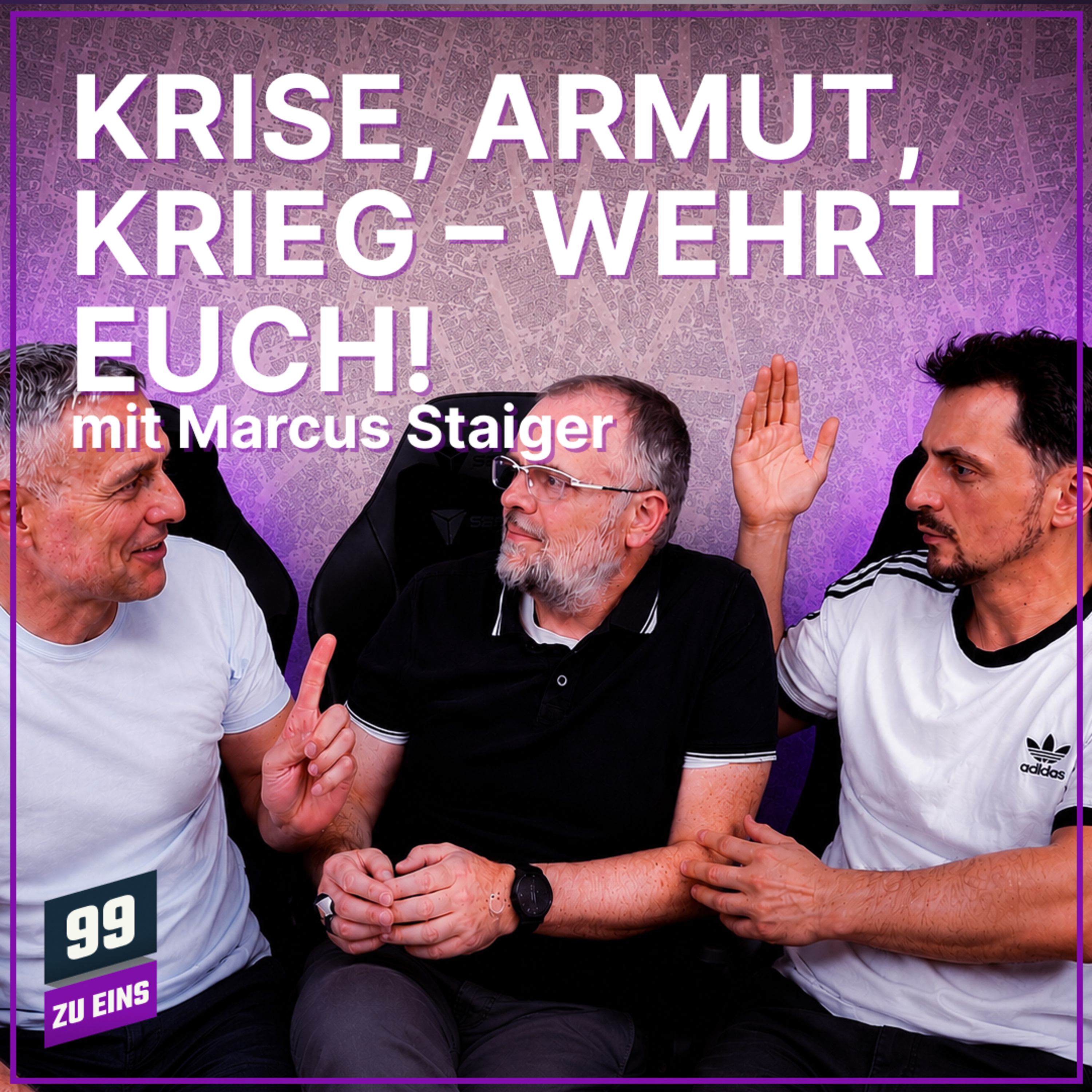 Episode 670: Wo sind die Proteste gegen sozialen Kahlschlag und Aufrüstung?! mit Marcus Staiger - 99 ZU EINS episode artwork