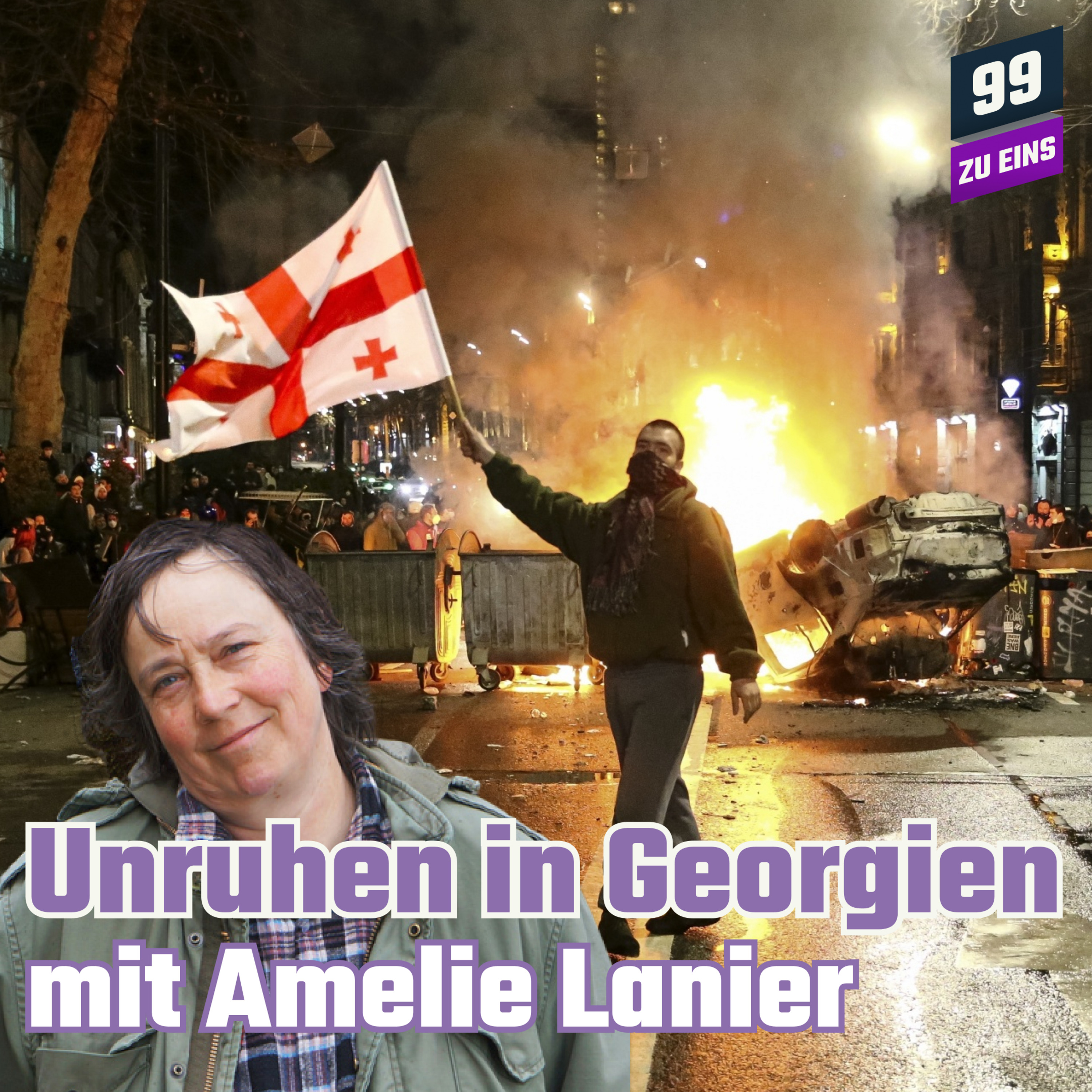 Episode 400: Unruhen in Georgien mit Amelie Lanier