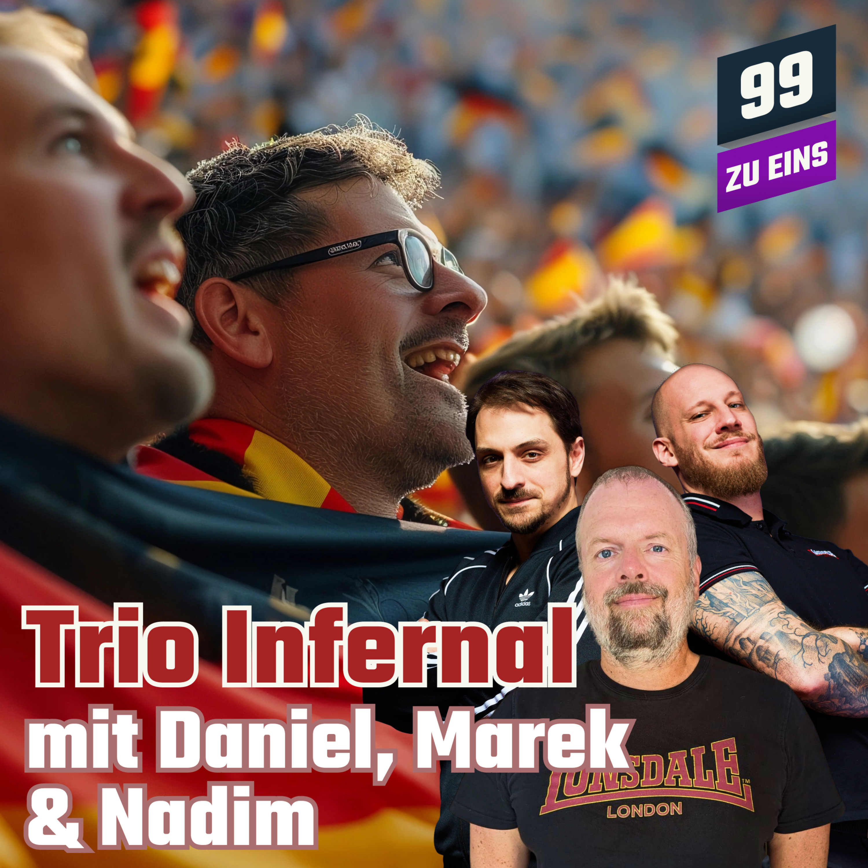 Episode 401: TRIO INFERNAL JULI I - Fußball Europameisterschaft 2024