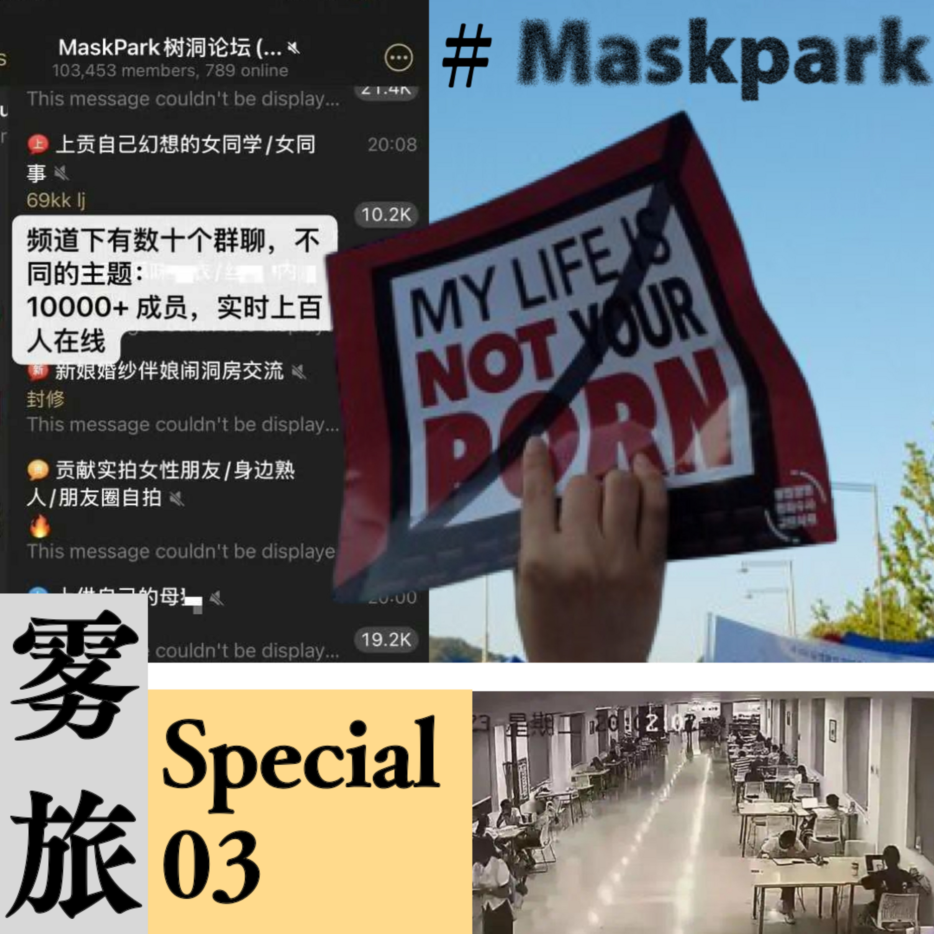 MaskPark+武大疑似性骚扰案:偷拍、凝视、规训与程序正义 episode artwork