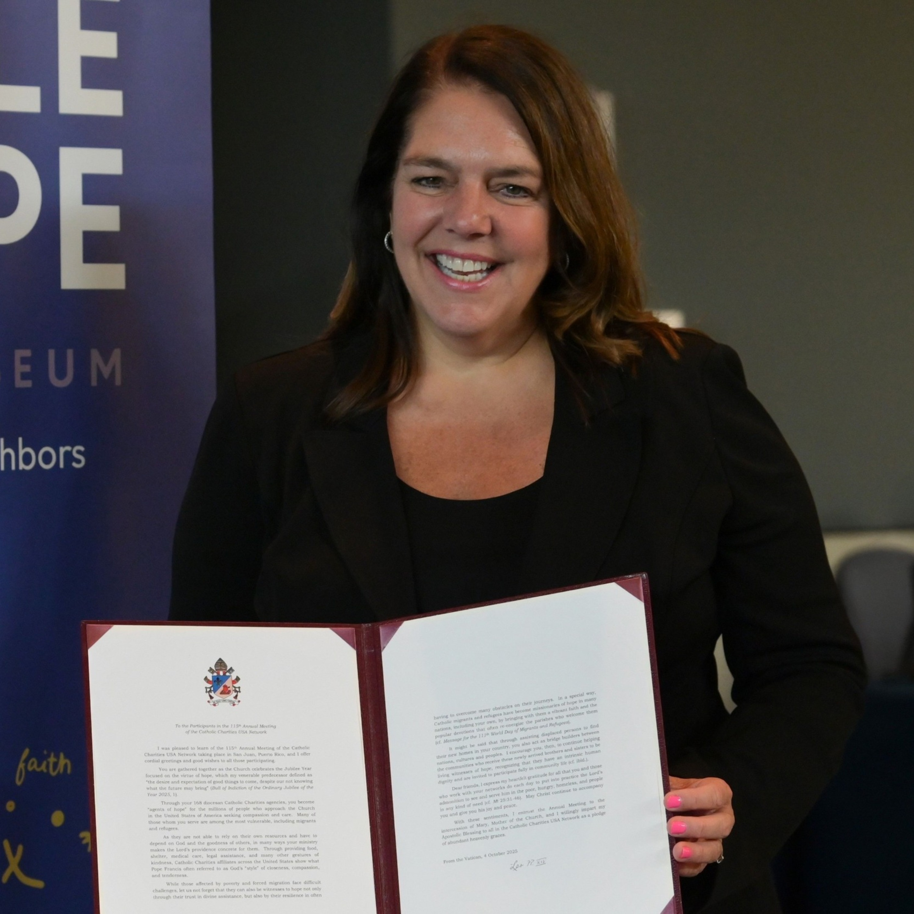 People of Hope Museum with Catholic Charities CEO, Kerry Robinson