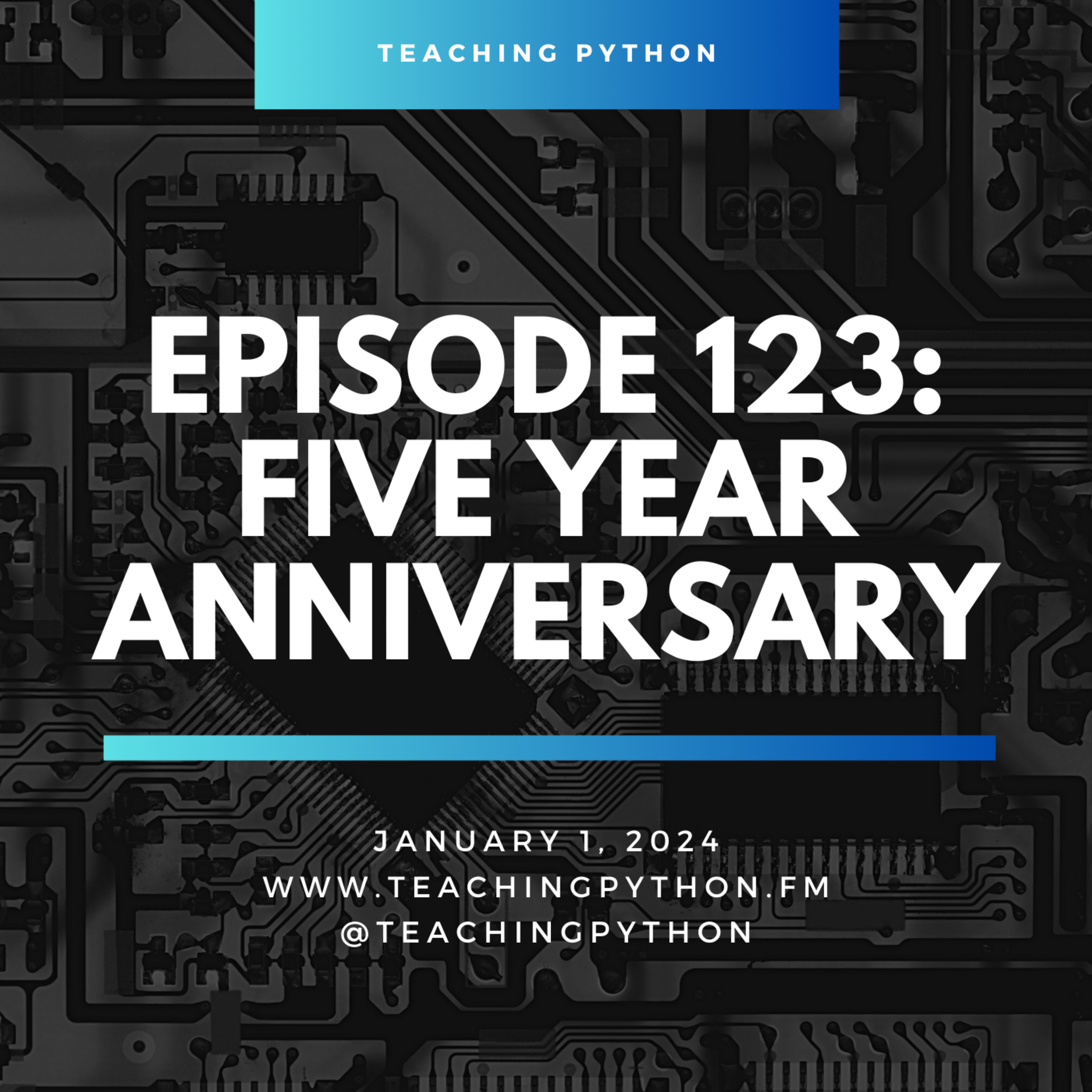 Episode 123: Five Year Anniversary - podcast episode cover