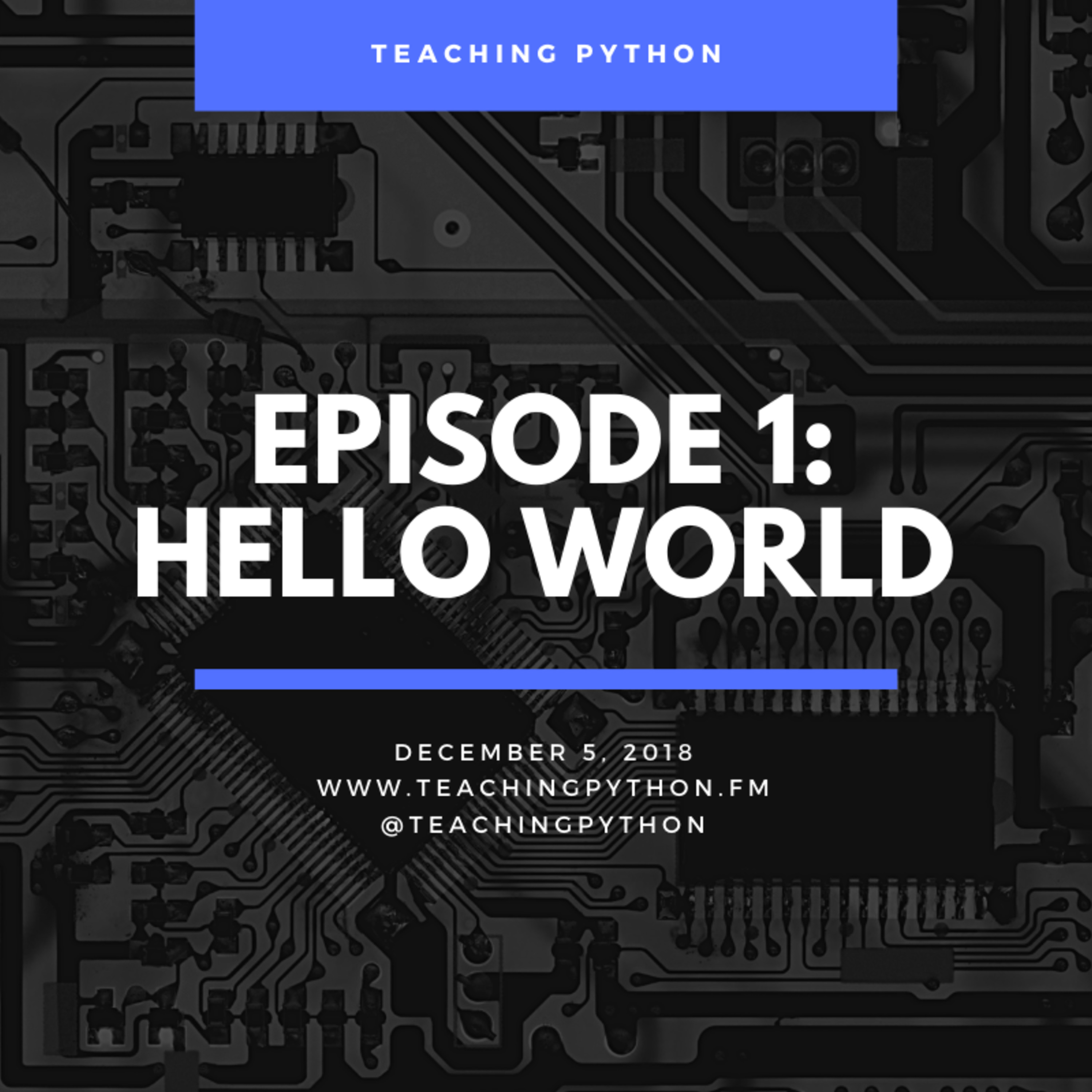 Episode 1: Hello World - podcast episode cover