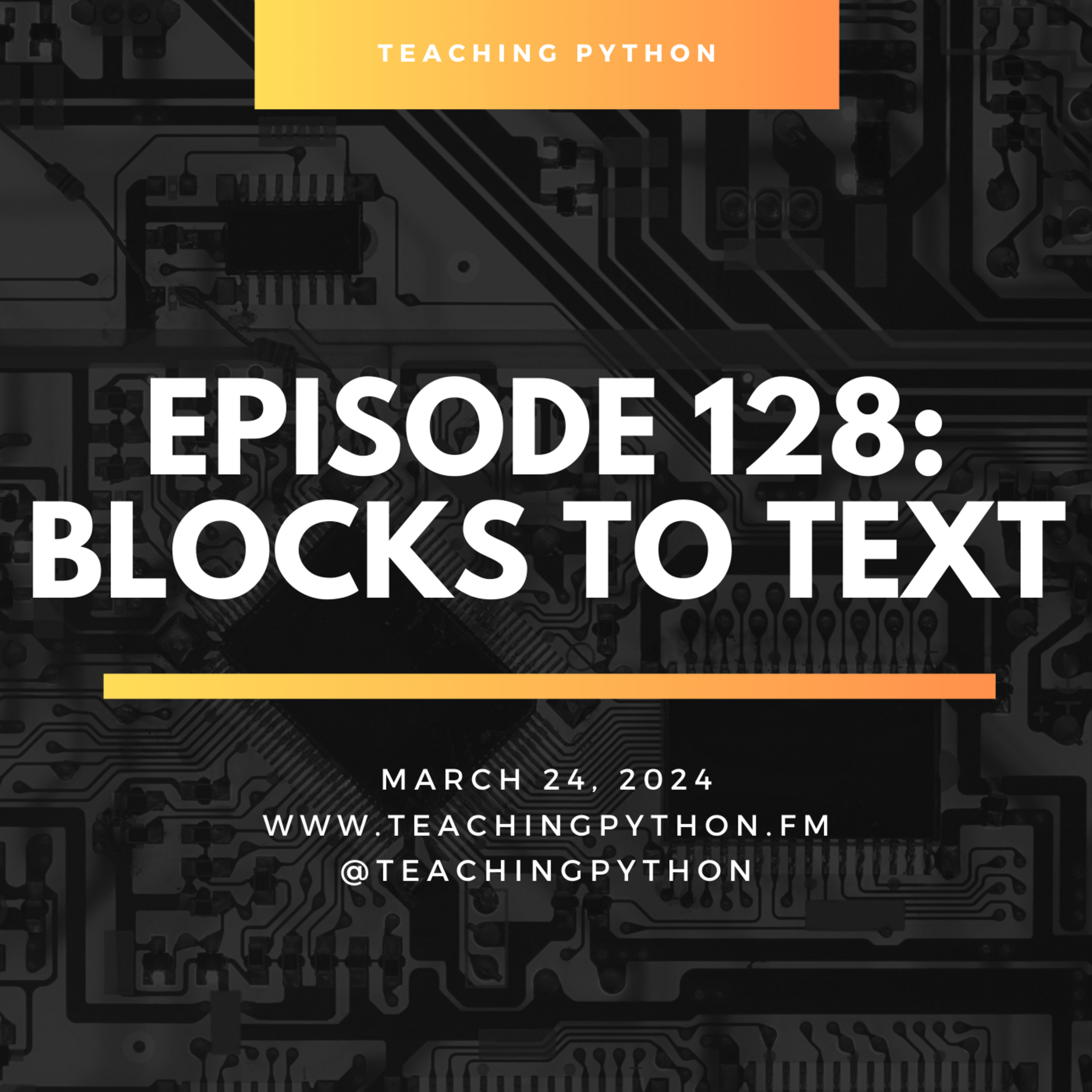 Episode 128: From Blocks to Code with PickCode - podcast episode cover