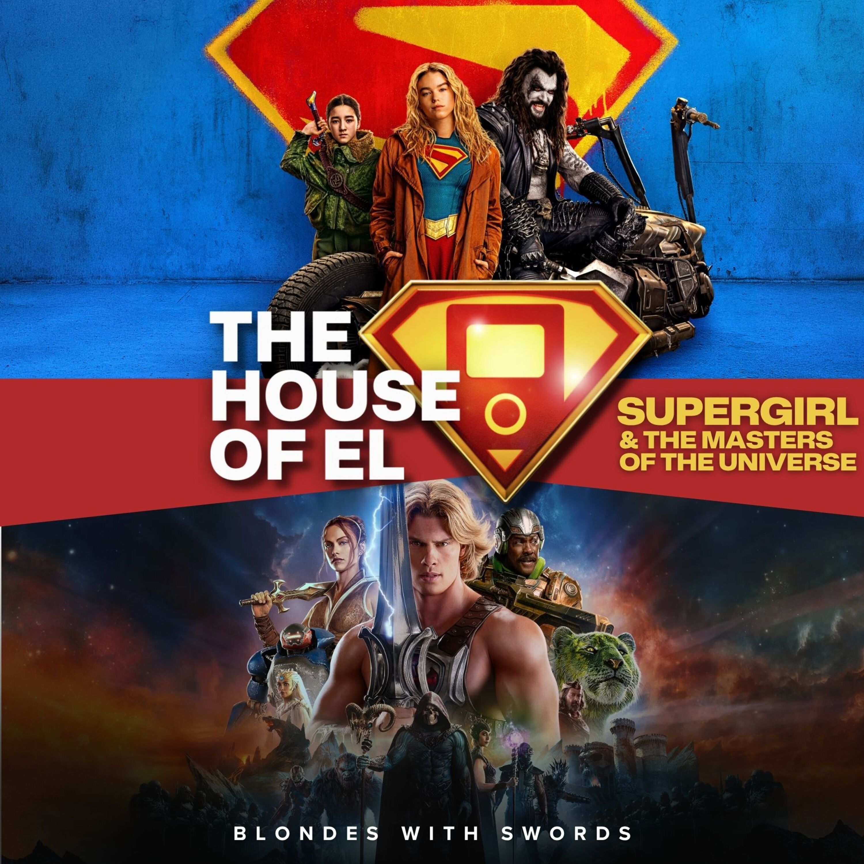 Supergirl and The Masters of the Universe episode artwork