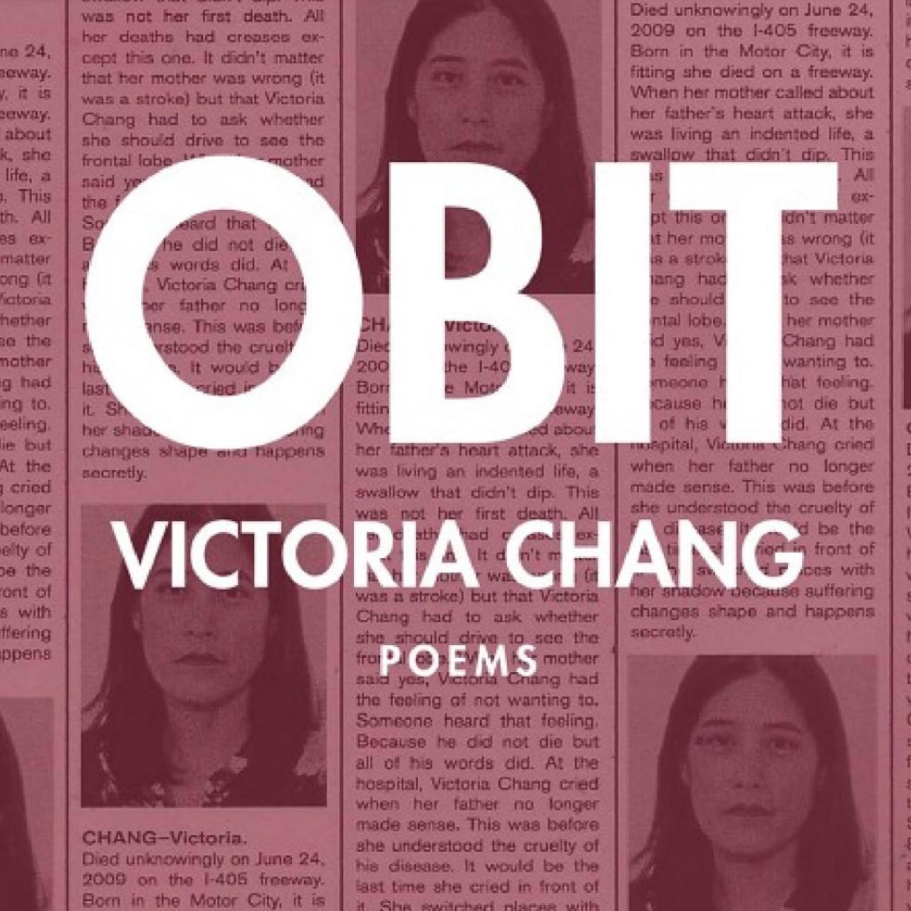 Episode 72: Victoria Chang, My Mother--died unpeacefully...