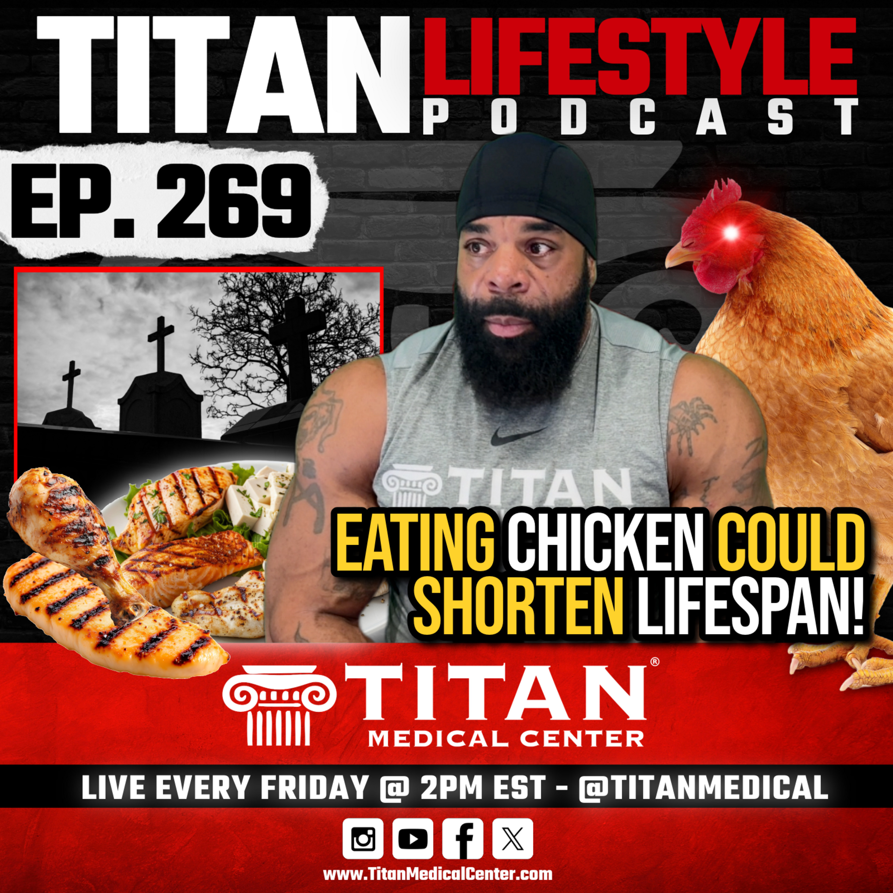 Titan Lifestyle 269 | Eating Chicken could Shorten Lifespan! - Fitness and Health Q&A