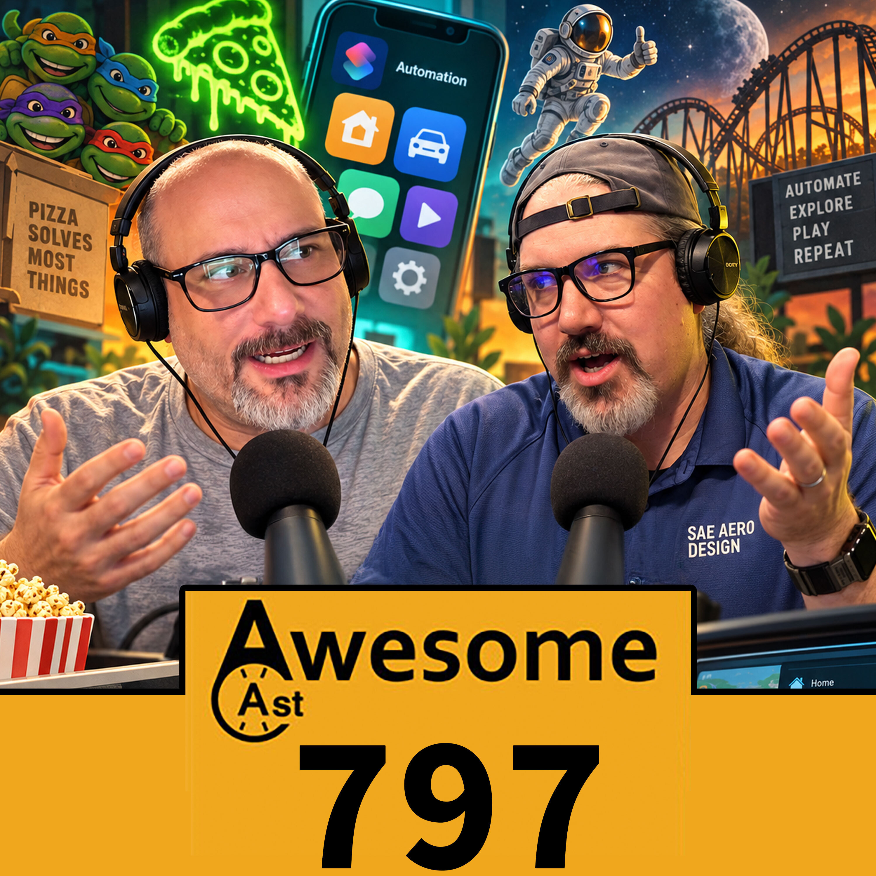 AwesomeCast 797: Apple Shortcuts + Fast & Furious Coaster Chaos