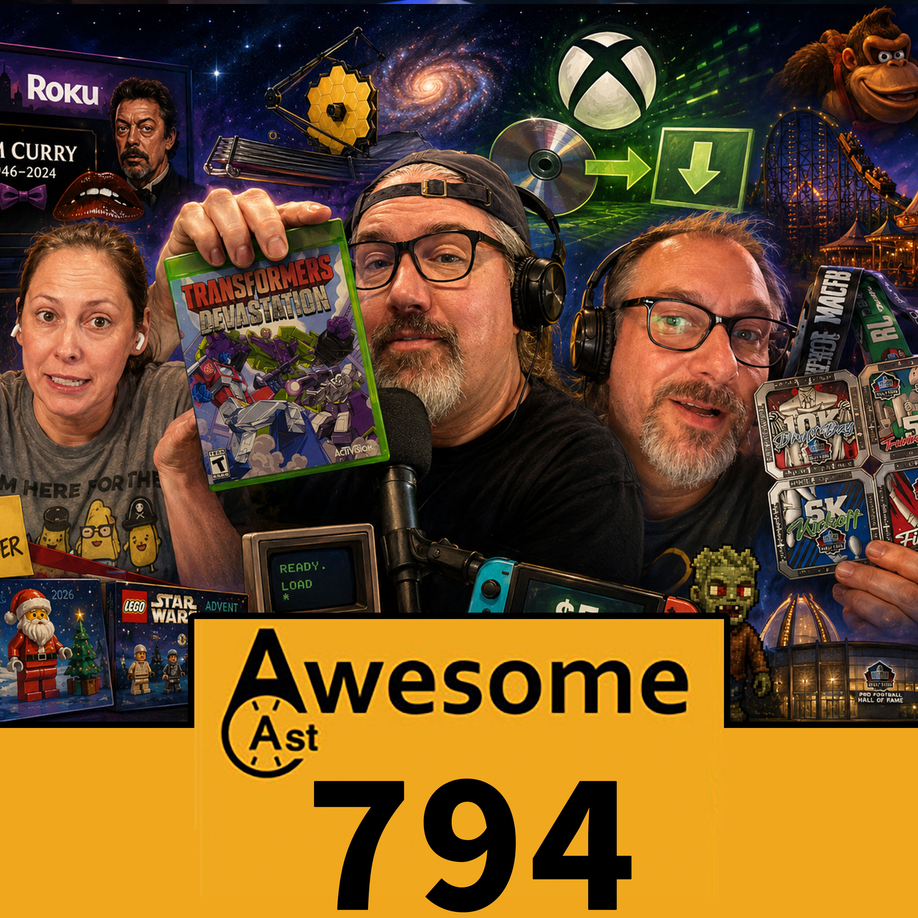 AwesomeCast 794: Xbox Discs Go Digital, Gamescom’s AI Problem, $100K Keyboards & Retro Tech episode artwork