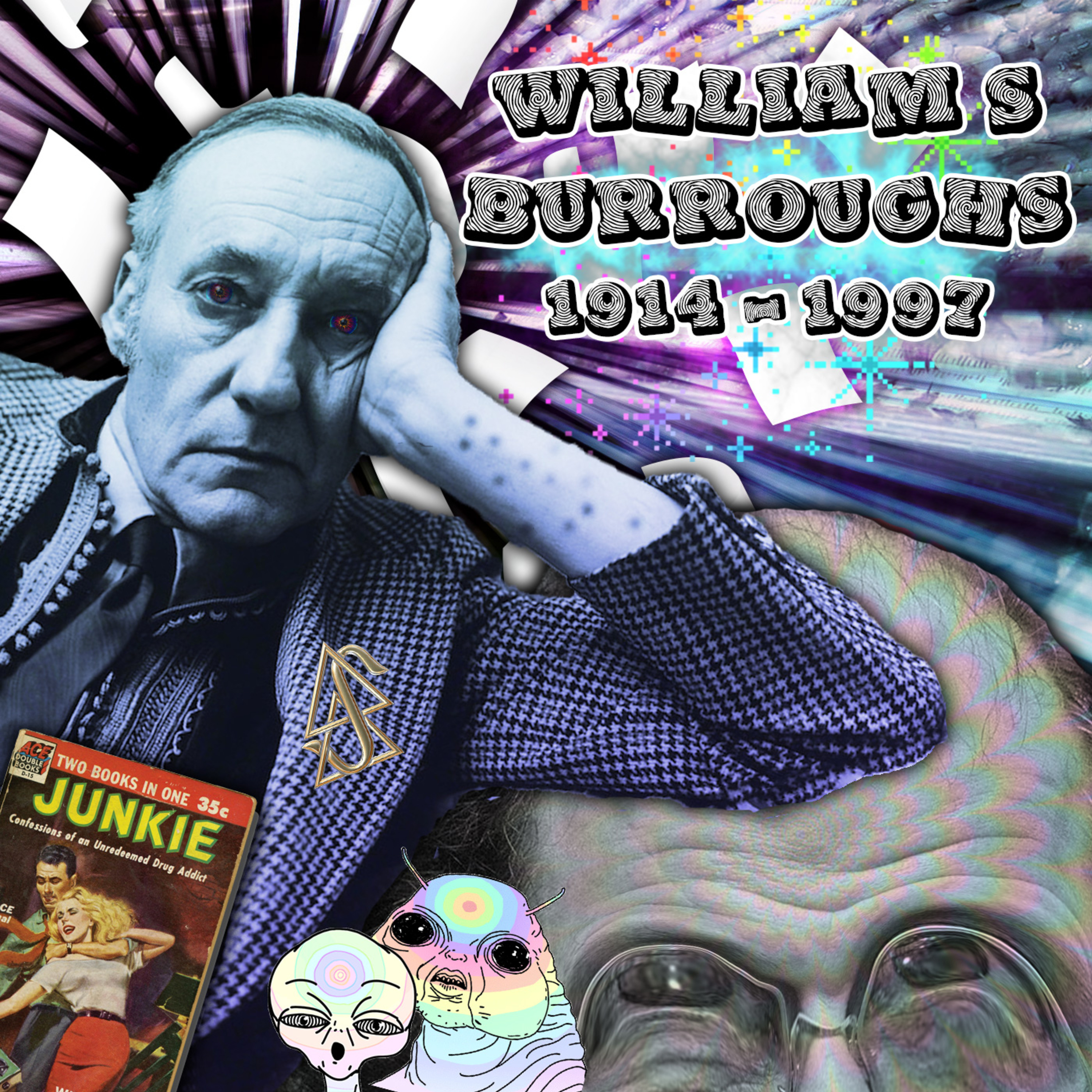 120 - William S Burroughs (The Writer): King of the Goof Troupe episode artwork