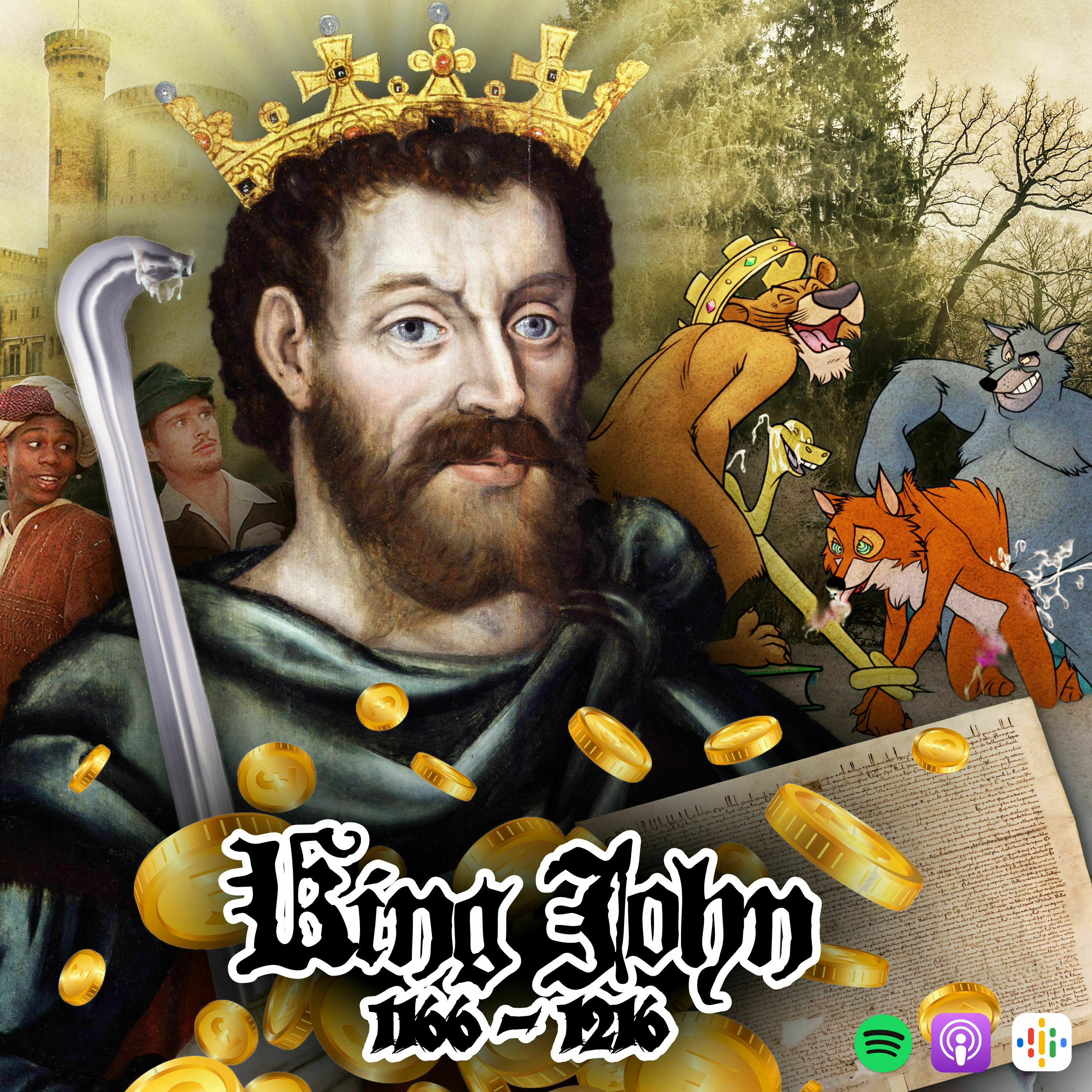 205 - King John: Robin Hood, Magna Carta & England's Softest Sword episode artwork