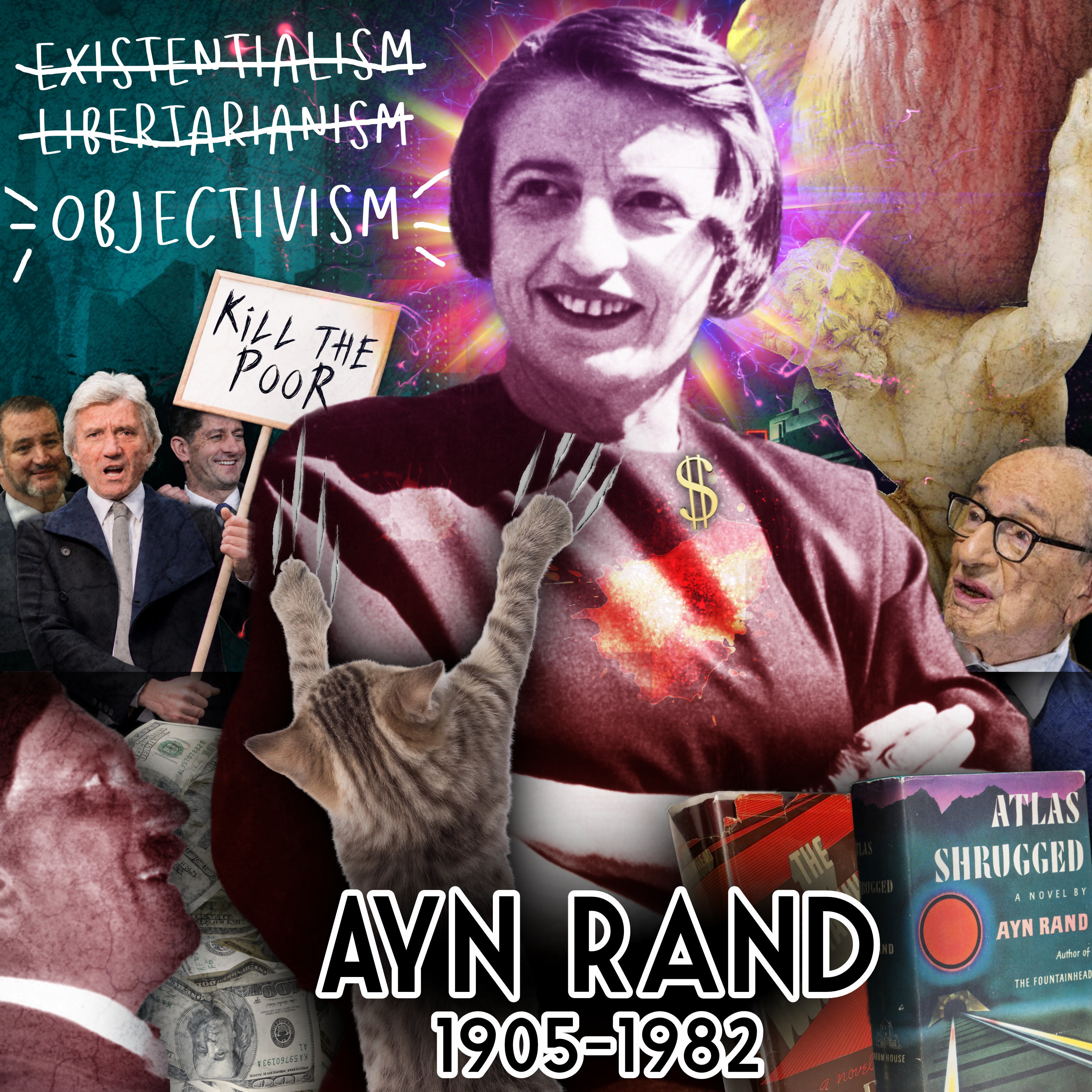173 - Ayn Rand: The BEST Soviet capitalist cat-lady episode artwork